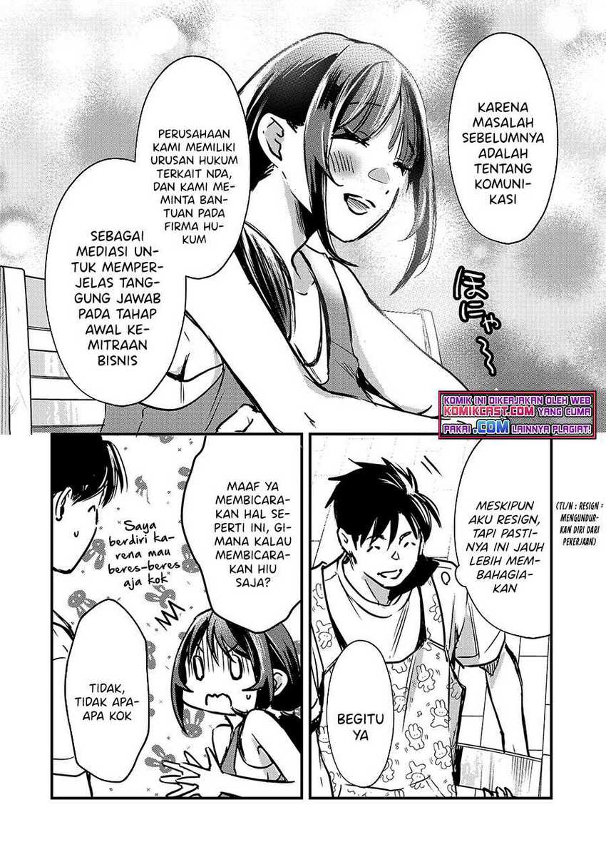 Tsuki 50-man Morattemo Ikigai no Nai Tonari no Oneesan ni 30-man de Yatowarete "Okaeri" tte Iu Oshigoto ga Tanoshii Chapter 15 - halaman 21
