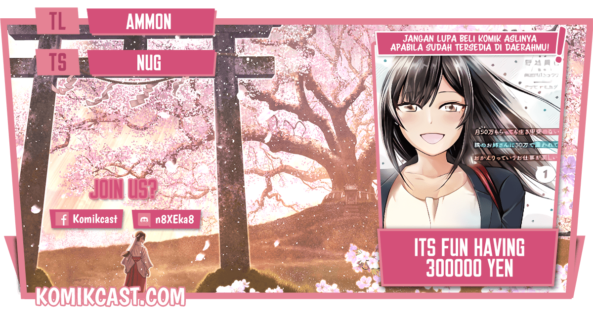 Tsuki 50-man Morattemo Ikigai no Nai Tonari no Oneesan ni 30-man de Yatowarete "Okaeri" tte Iu Oshigoto ga Tanoshii Chapter 16.2 - halaman 1