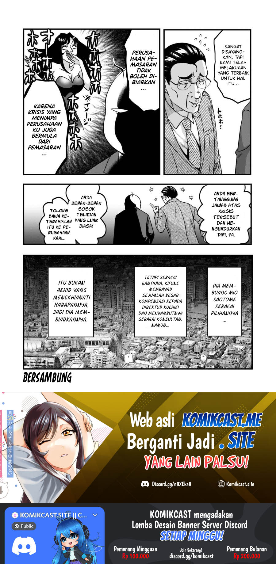 Tsuki 50-man Morattemo Ikigai no Nai Tonari no Oneesan ni 30-man de Yatowarete "Okaeri" tte Iu Oshigoto ga Tanoshii Chapter 22 - halaman 21