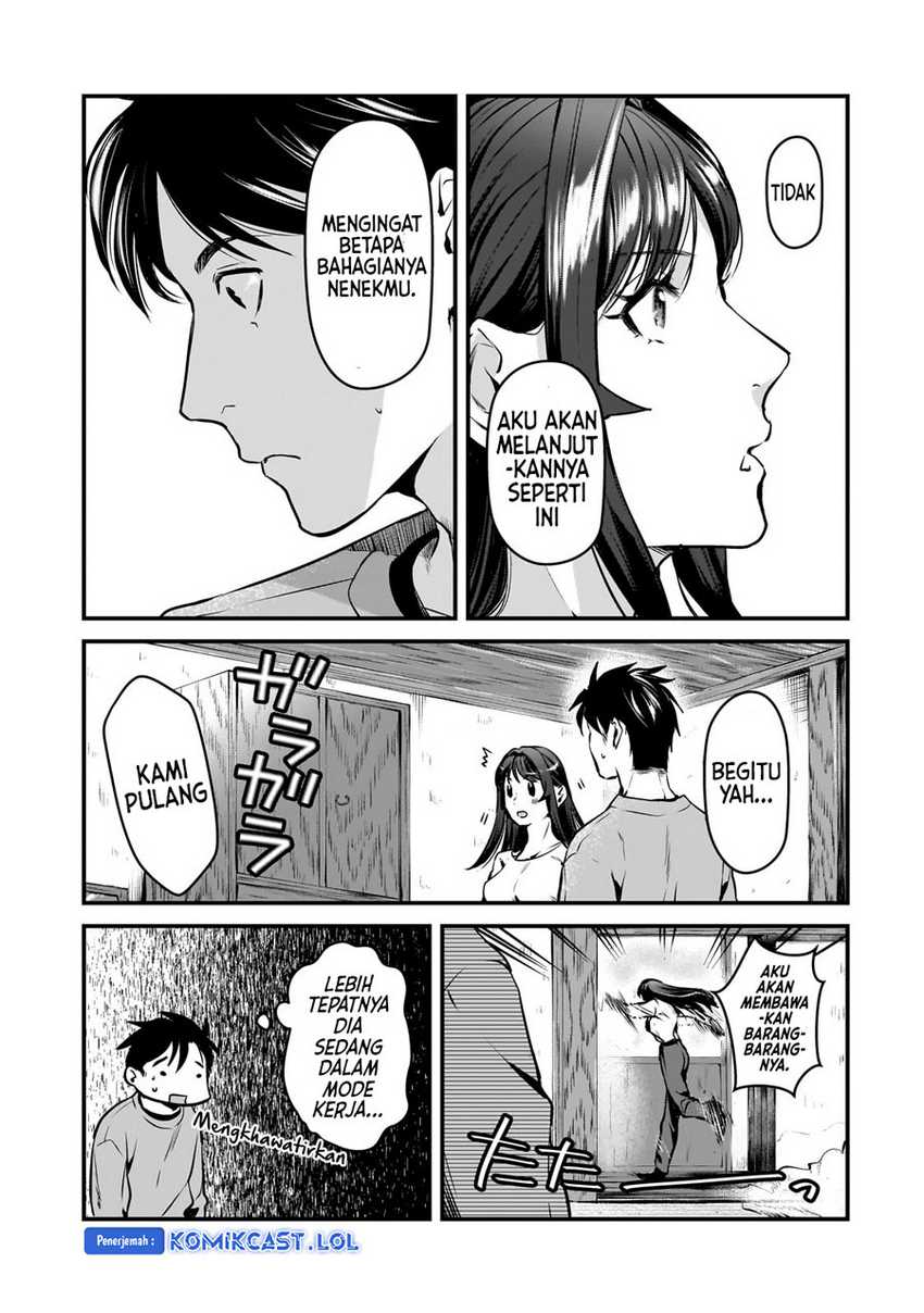 Tsuki 50-man Morattemo Ikigai no Nai Tonari no Oneesan ni 30-man de Yatowarete "Okaeri" tte Iu Oshigoto ga Tanoshii Chapter 28 - halaman 15