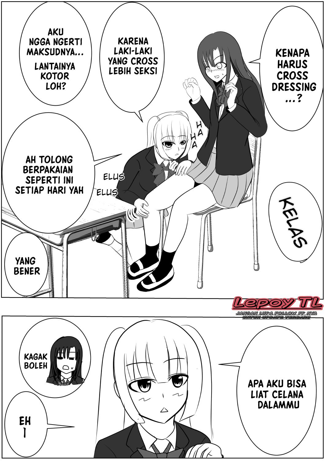 Tsukiau Jouken ga Josoudatta Koukousei Chapter 2 - halaman 1
