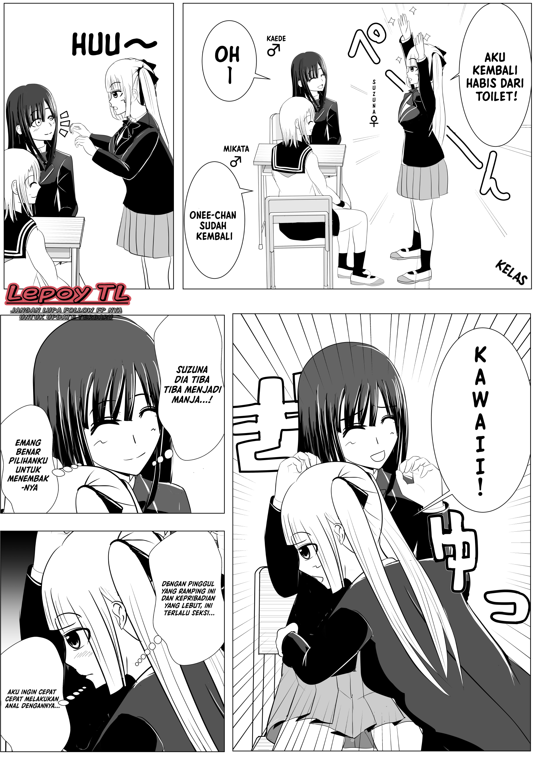 Tsukiau Jouken ga Josoudatta Koukousei Chapter 4 - halaman 1