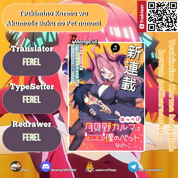Tsukimino Karma wa Akumade Boku no Pet nanoni Chapter 4 - halaman 1