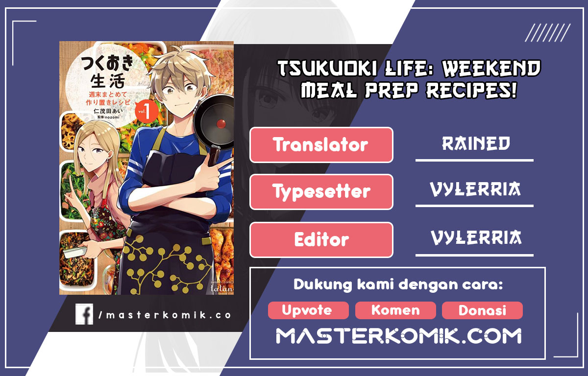 Tsukuoki Life: Weekend Meal Prep Recipes! Chapter 1 - halaman 1