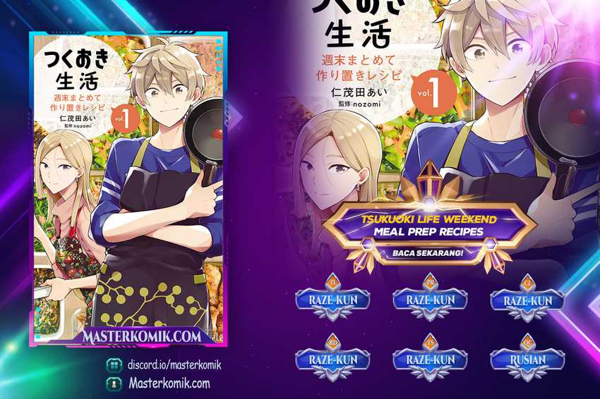 Tsukuoki Life: Weekend Meal Prep Recipes! Chapter 3 - halaman 1