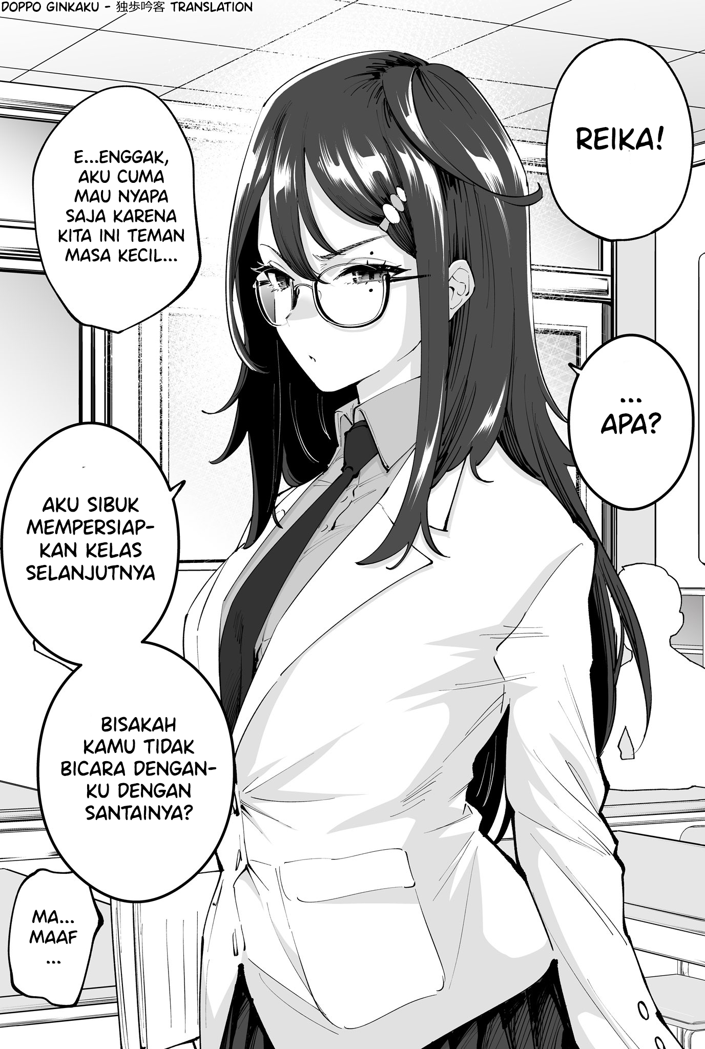 Tsumetai Osananajimi ga "Betsu" no Sekaisen Dewa... Chapter 0 - halaman 1