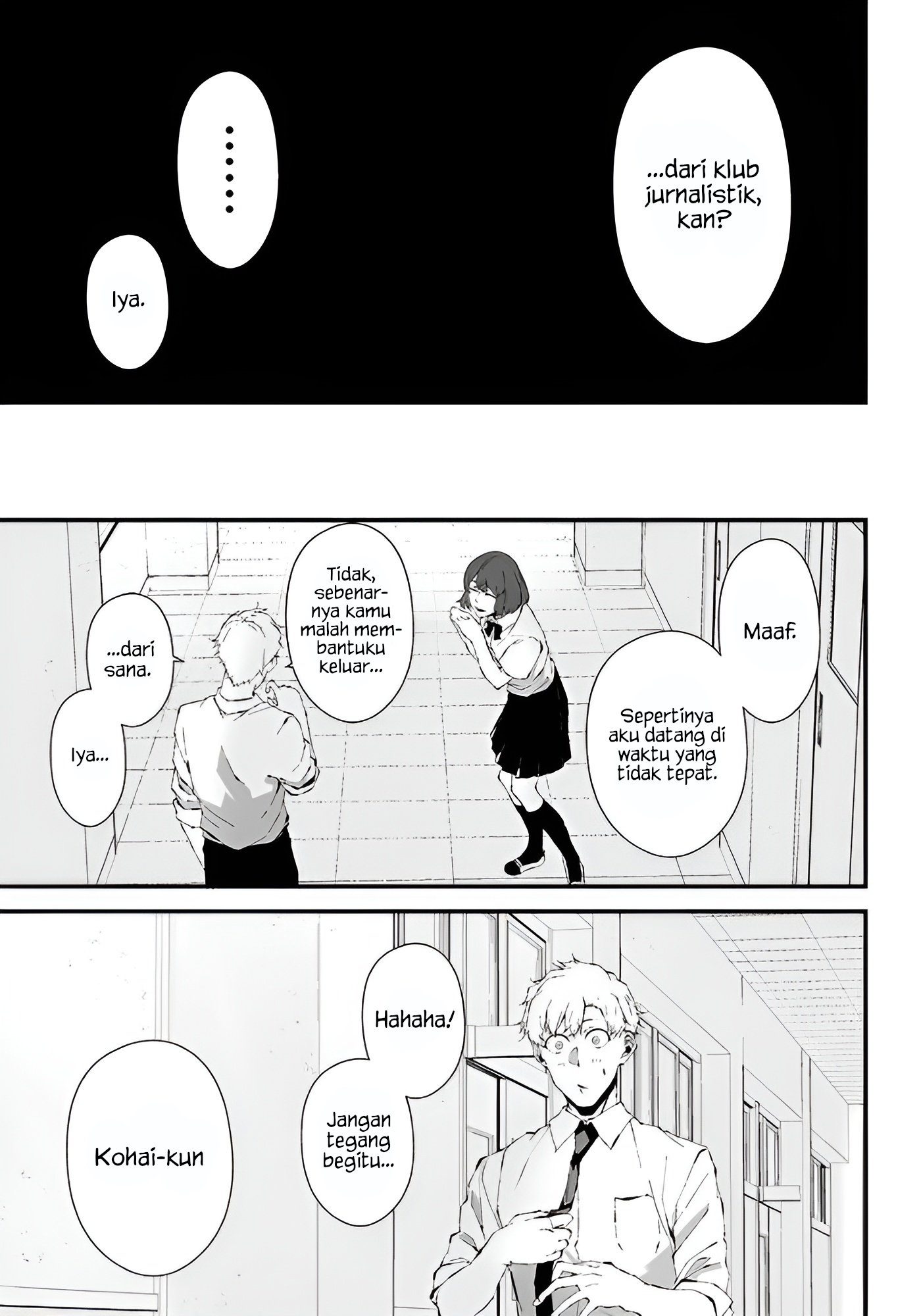 Tsurenai hodo Aokute Azatoi kurai ni Akai Chapter 14 - halaman 9