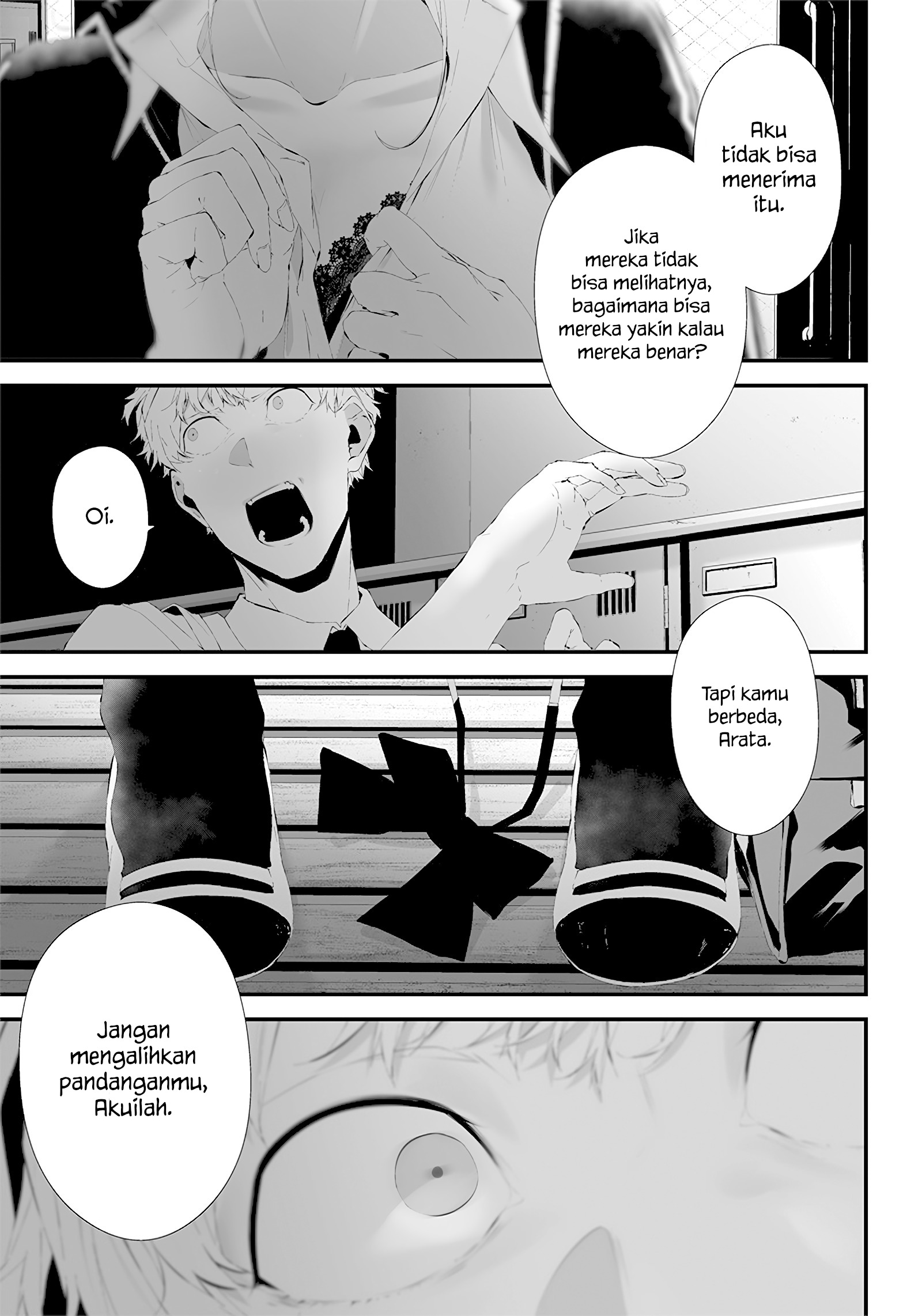 Tsurenai hodo Aokute Azatoi kurai ni Akai Chapter 23.5 - halaman 7