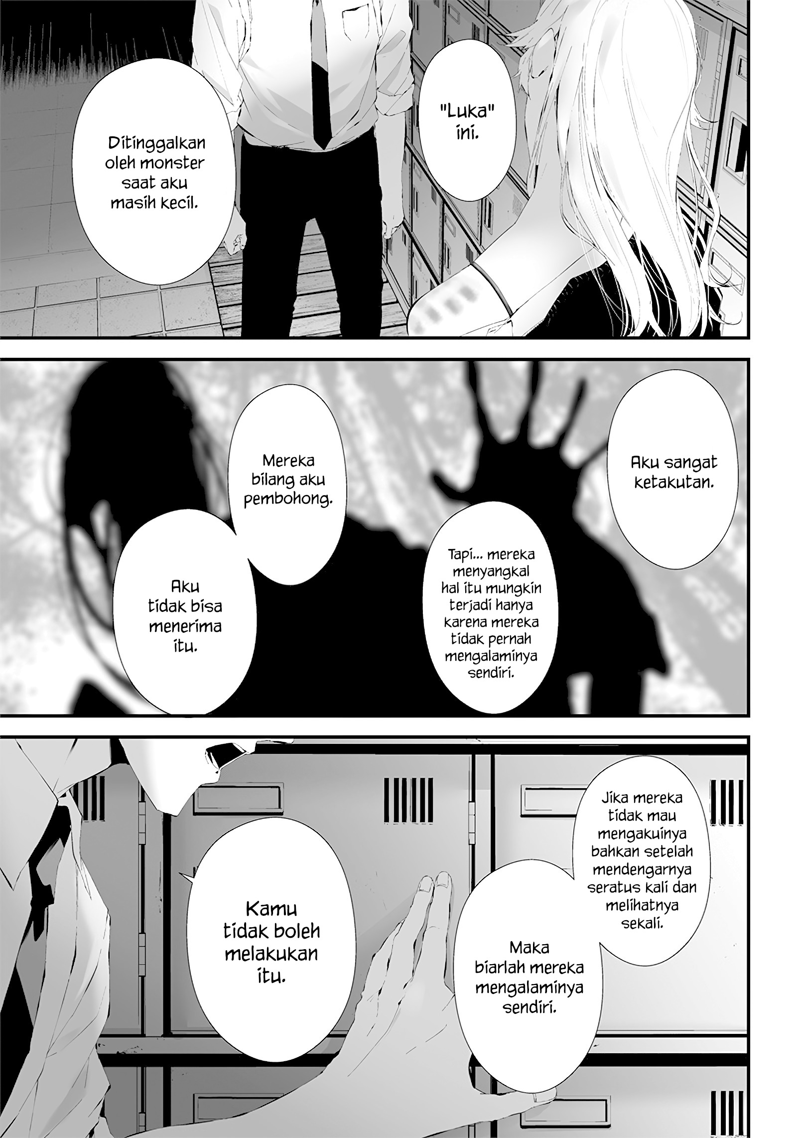 Tsurenai hodo Aokute Azatoi kurai ni Akai Chapter 23.5 - halaman 9