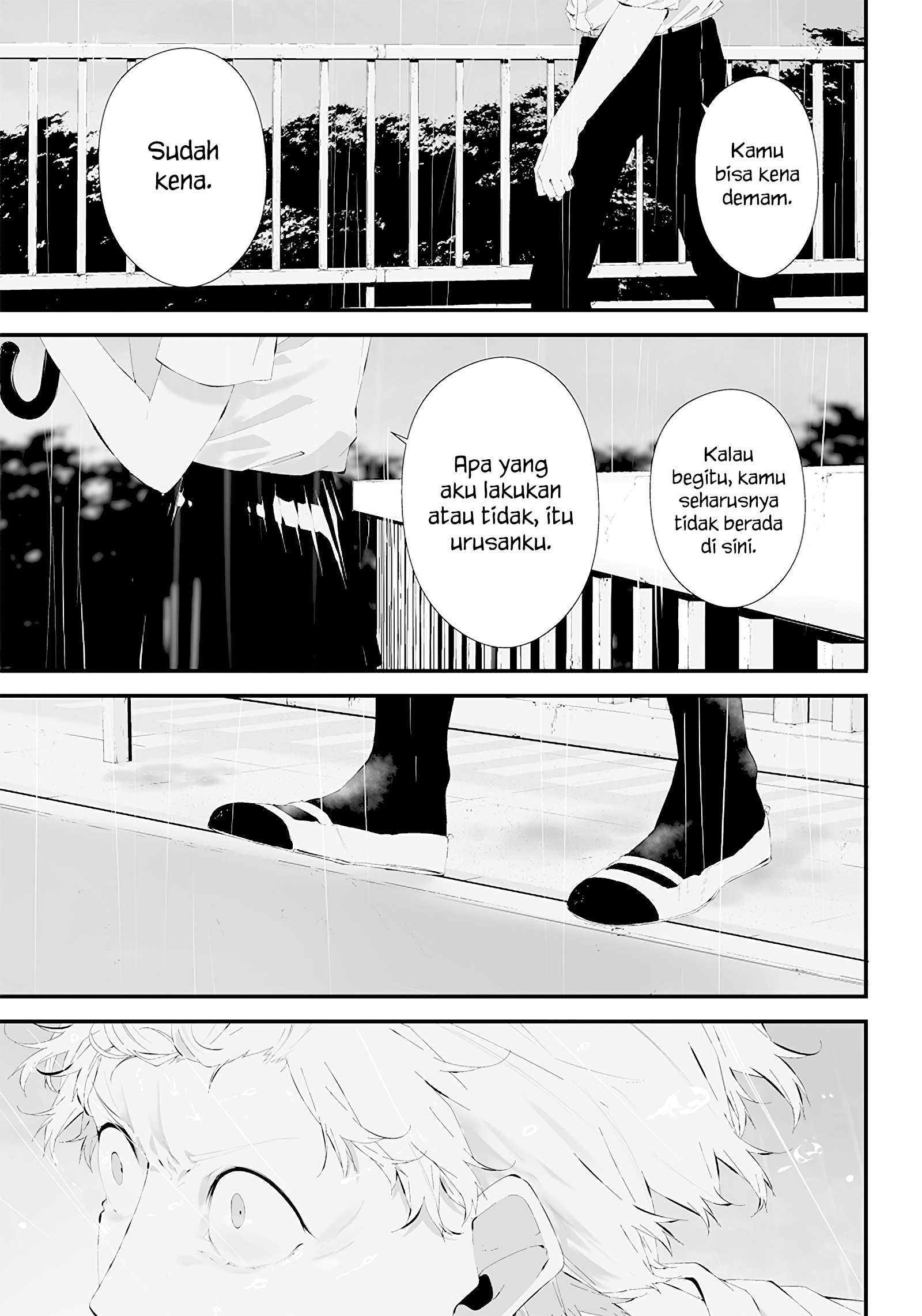 Tsurenai hodo Aokute Azatoi kurai ni Akai Chapter 24 - halaman 9
