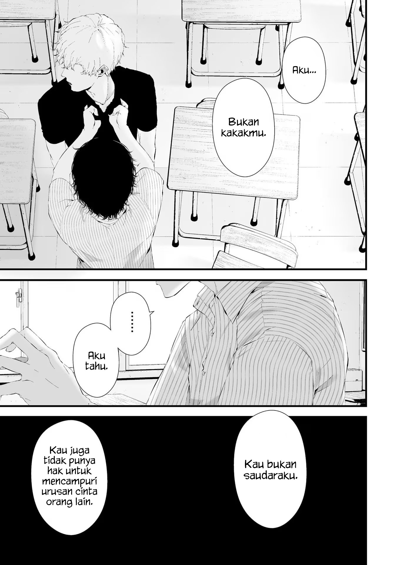 Tsurenai hodo Aokute Azatoi kurai ni Akai Chapter 28 - halaman 7