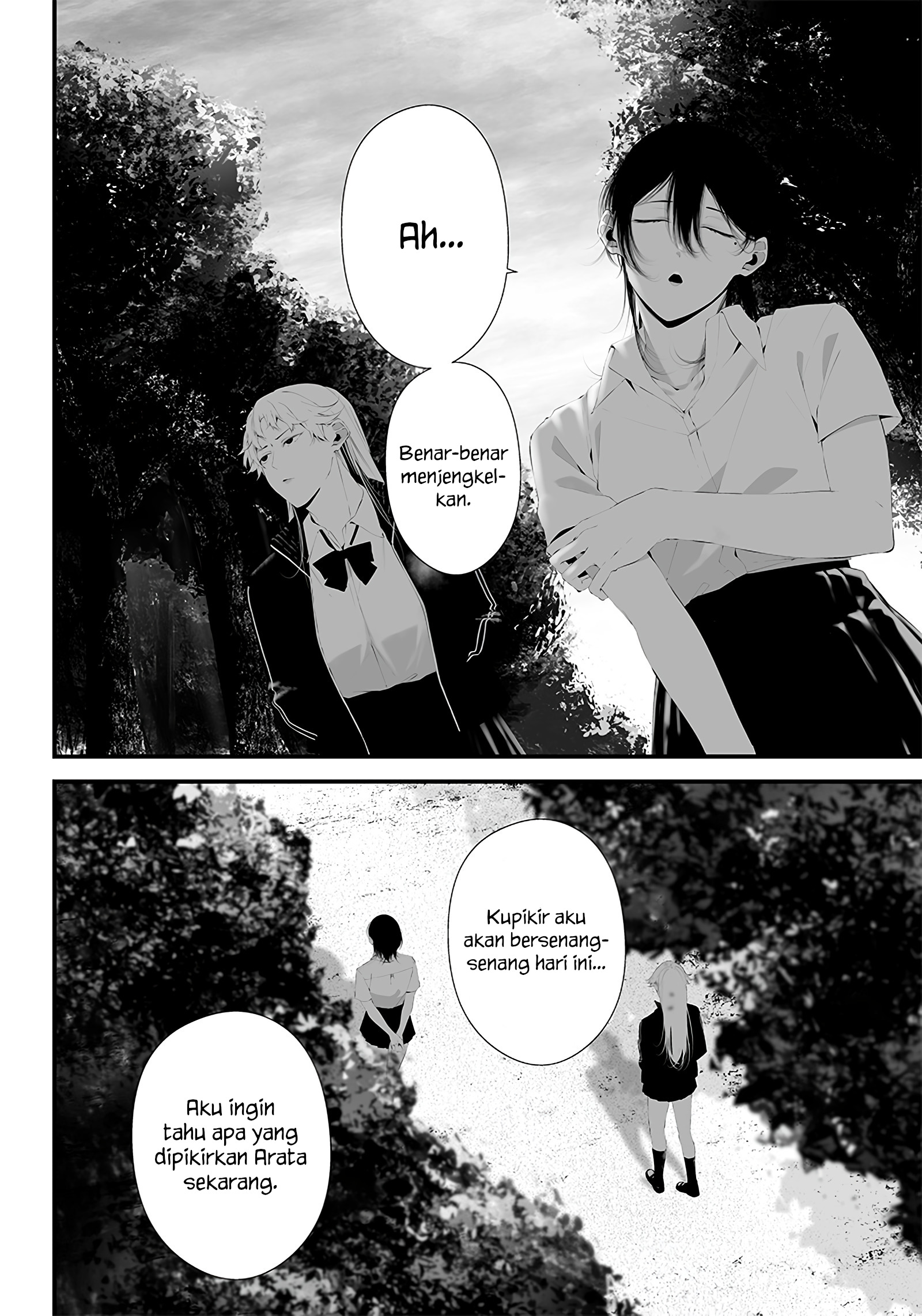 Tsurenai hodo Aokute Azatoi kurai ni Akai Chapter 37 - halaman 10