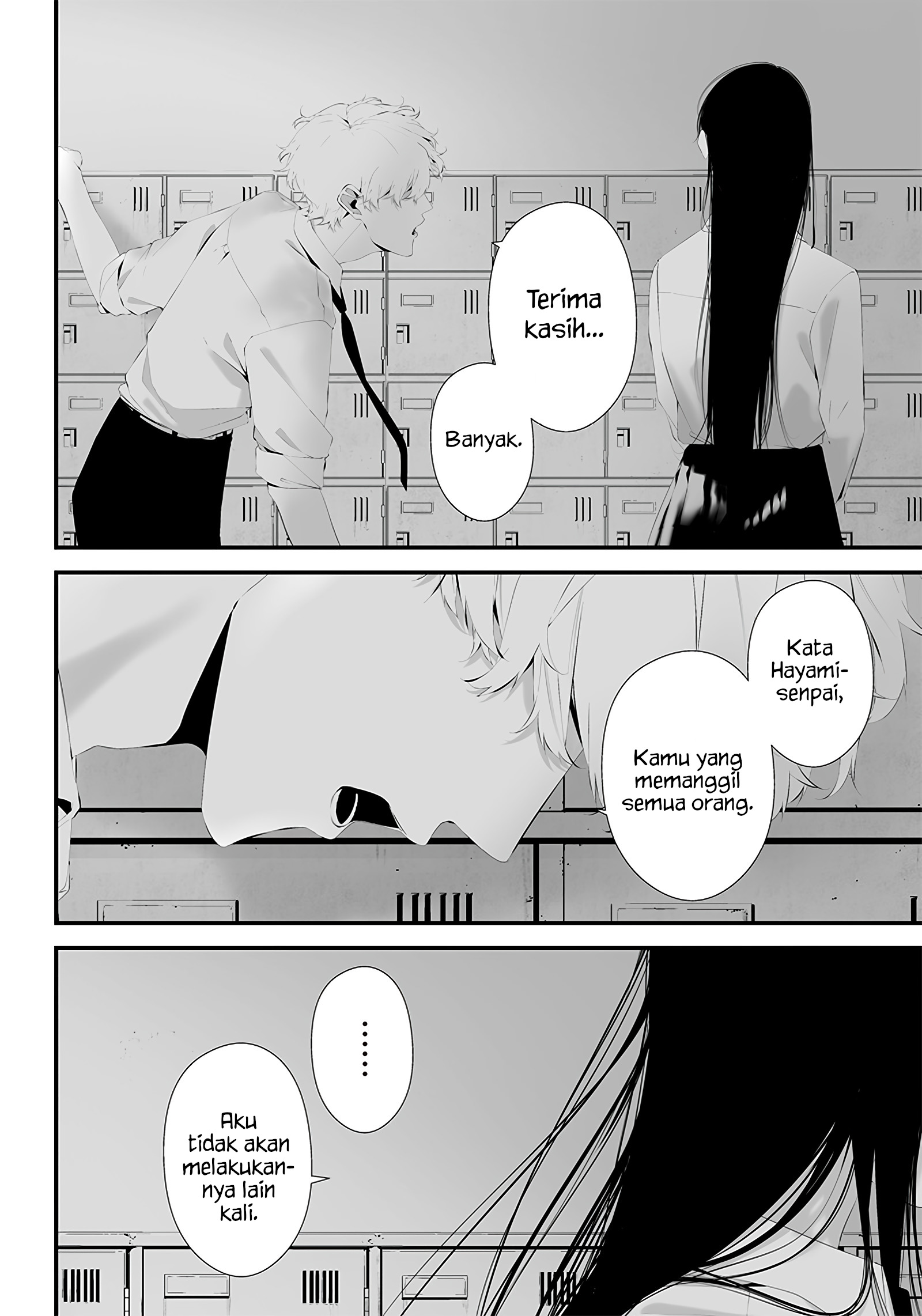 Tsurenai hodo Aokute Azatoi kurai ni Akai Chapter 43 - halaman 10