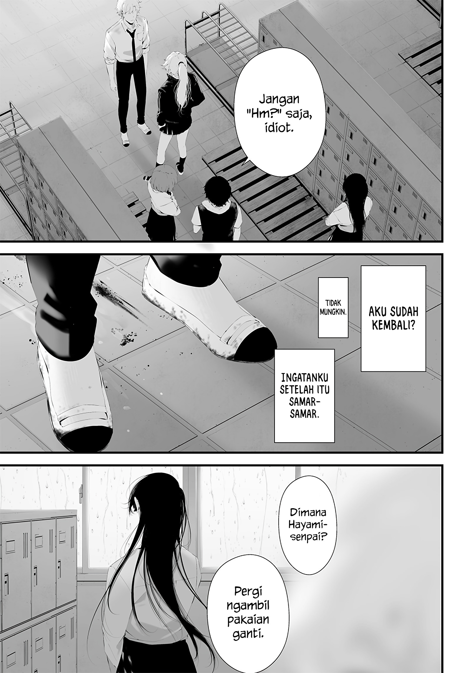 Tsurenai hodo Aokute Azatoi kurai ni Akai Chapter 43 - halaman 9