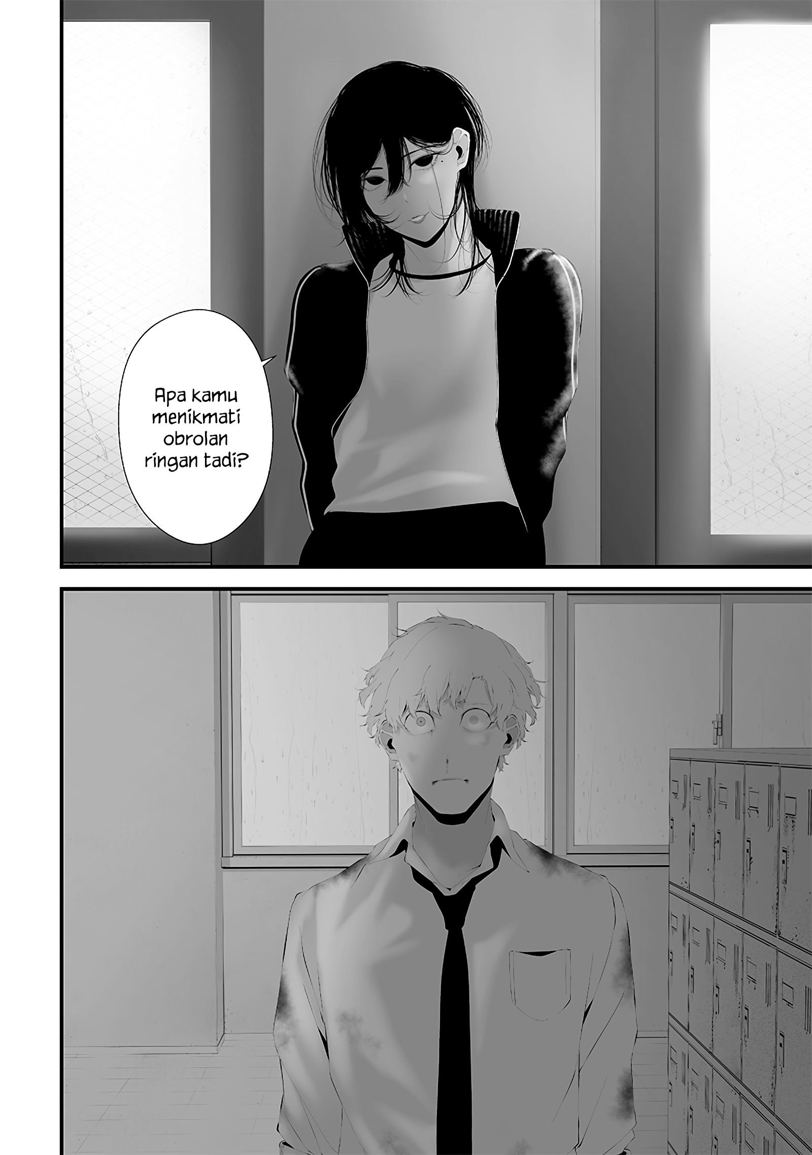 Tsurenai hodo Aokute Azatoi kurai ni Akai Chapter 49 - halaman 8