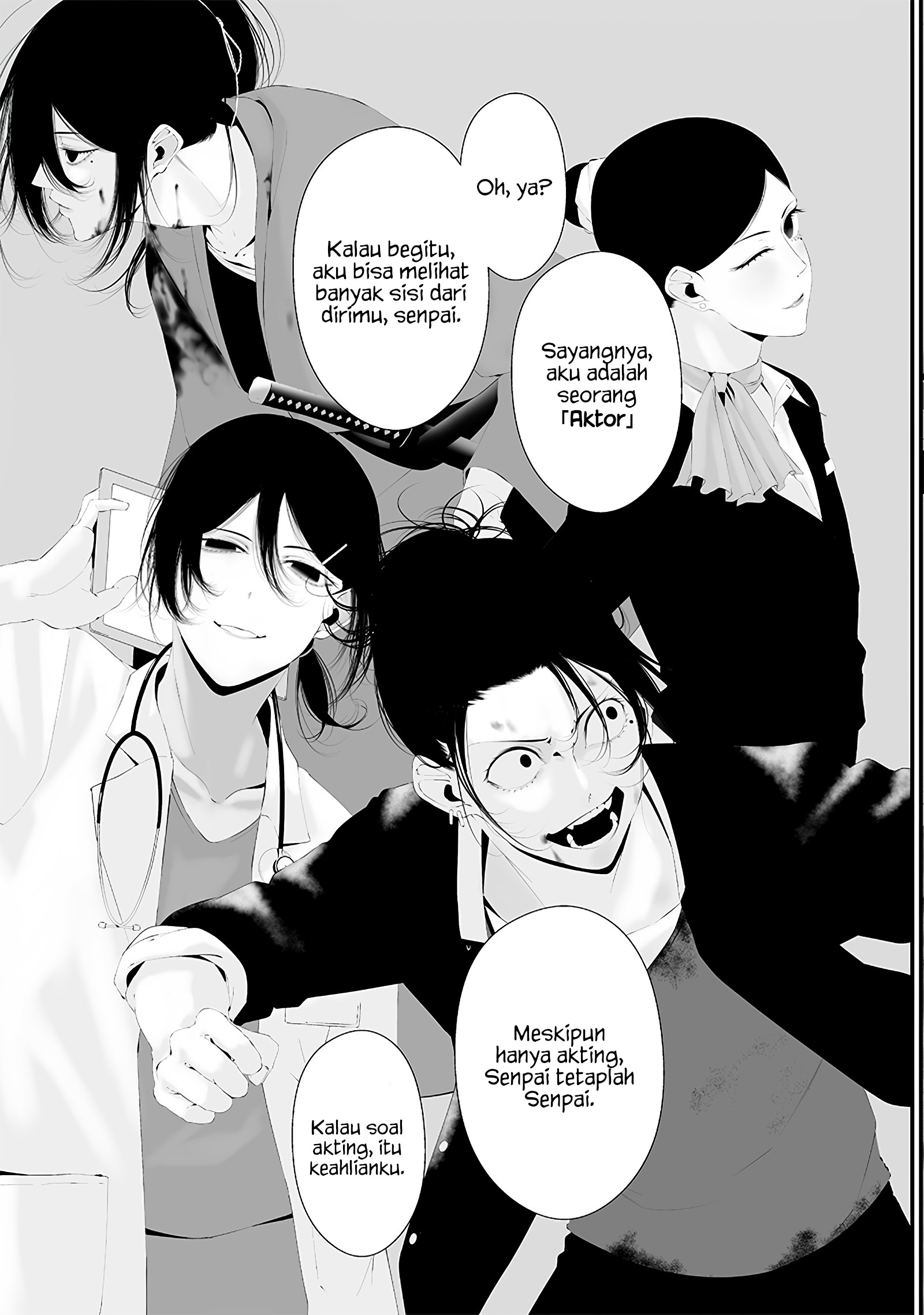 Tsurenai hodo Aokute Azatoi kurai ni Akai Chapter 53 - halaman 7