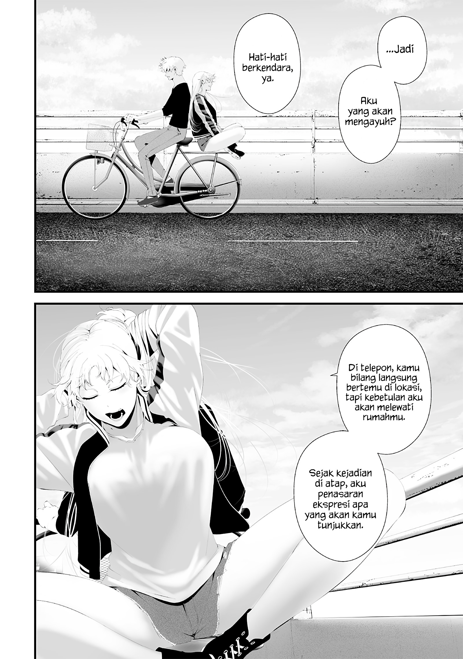 Tsurenai hodo Aokute Azatoi kurai ni Akai Chapter 55 - halaman 4