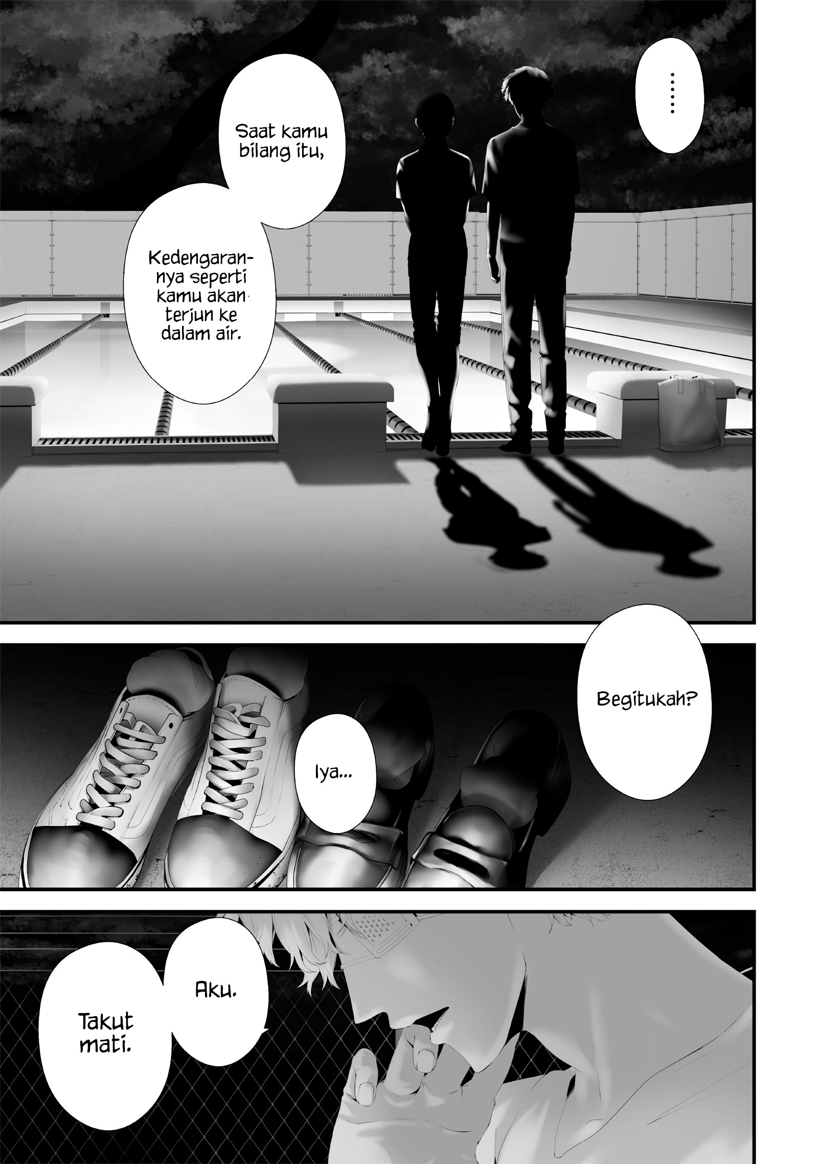Tsurenai hodo Aokute Azatoi kurai ni Akai Chapter 59 - halaman 9