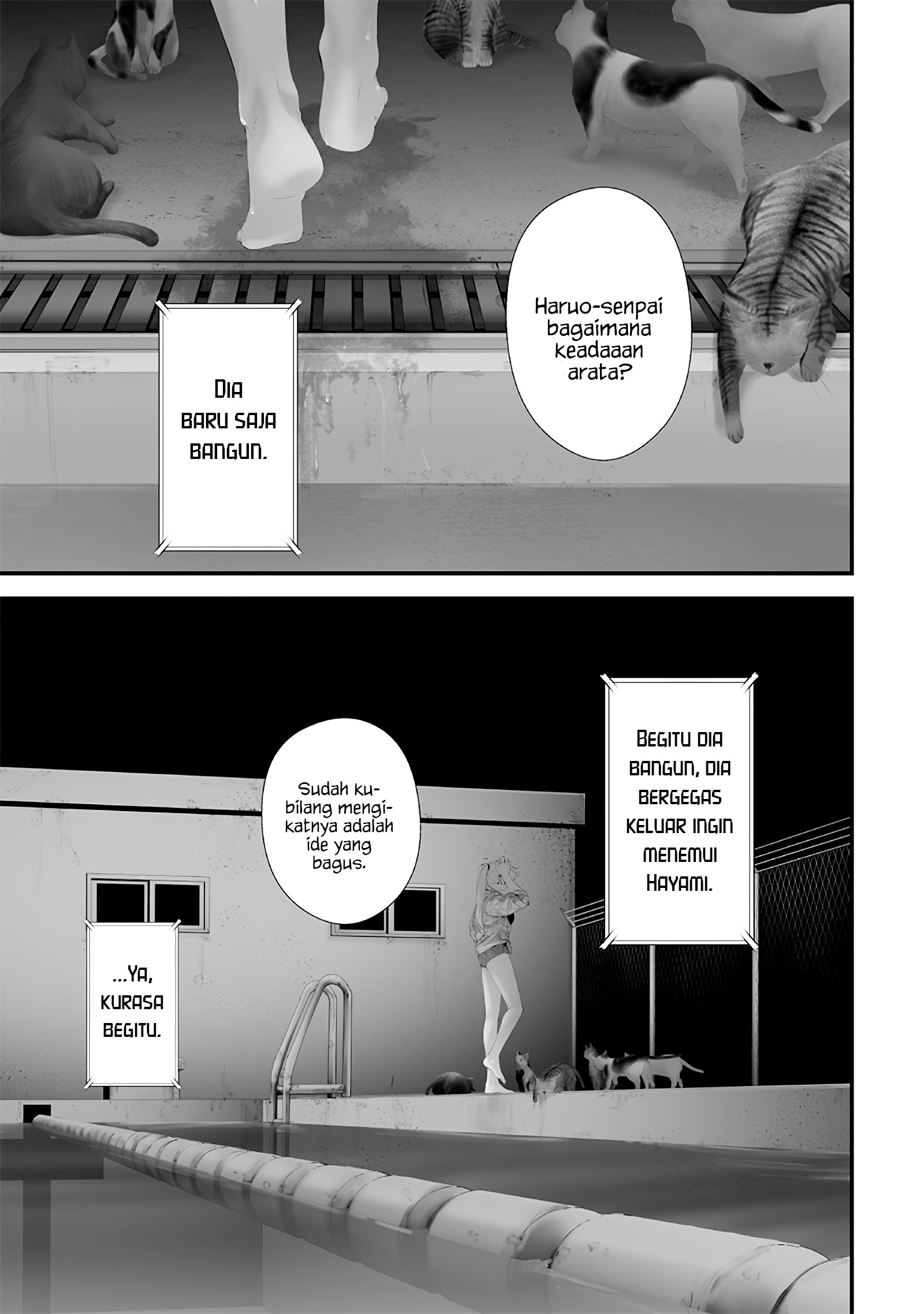 Tsurenai hodo Aokute Azatoi kurai ni Akai Chapter 63 - halaman 1