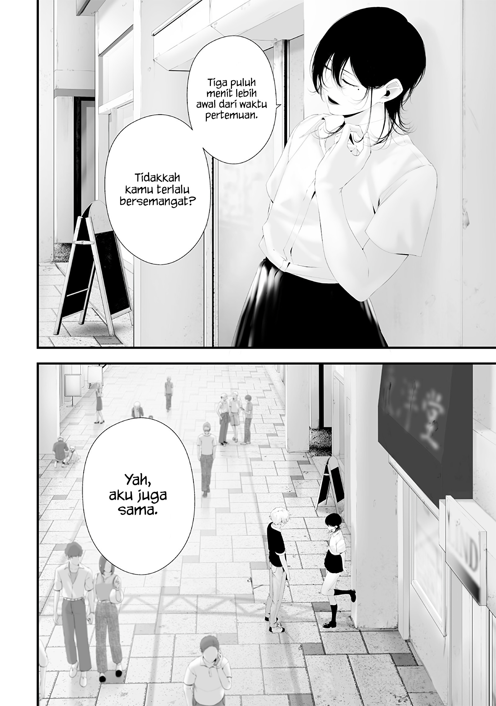 Tsurenai hodo Aokute Azatoi kurai ni Akai Chapter 67 - halaman 2