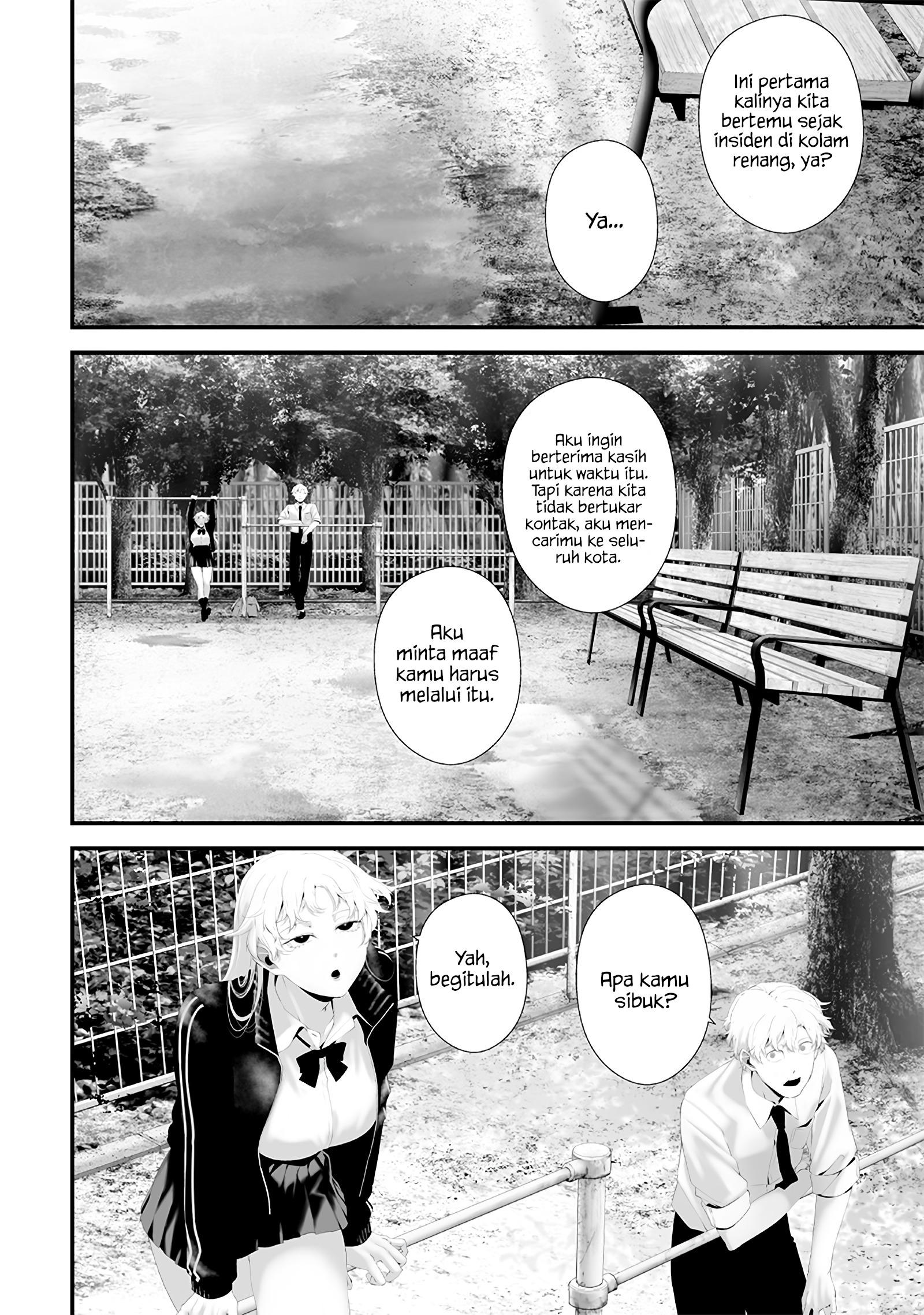 Tsurenai hodo Aokute Azatoi kurai ni Akai Chapter 68 - halaman 6