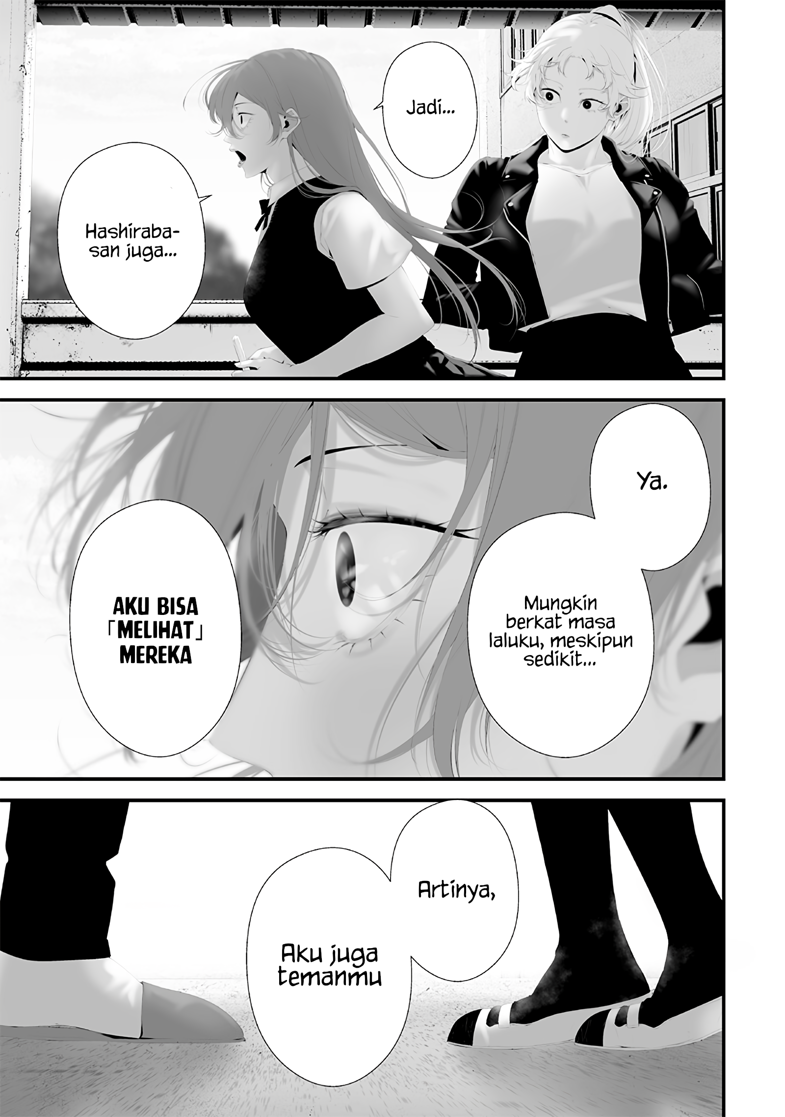 Tsurenai hodo Aokute Azatoi kurai ni Akai Chapter 75 - halaman 9