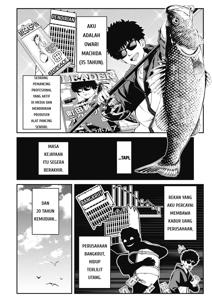 Tsurizao Hitotsu de Isekai Hourou Chapter 1 - halaman 3