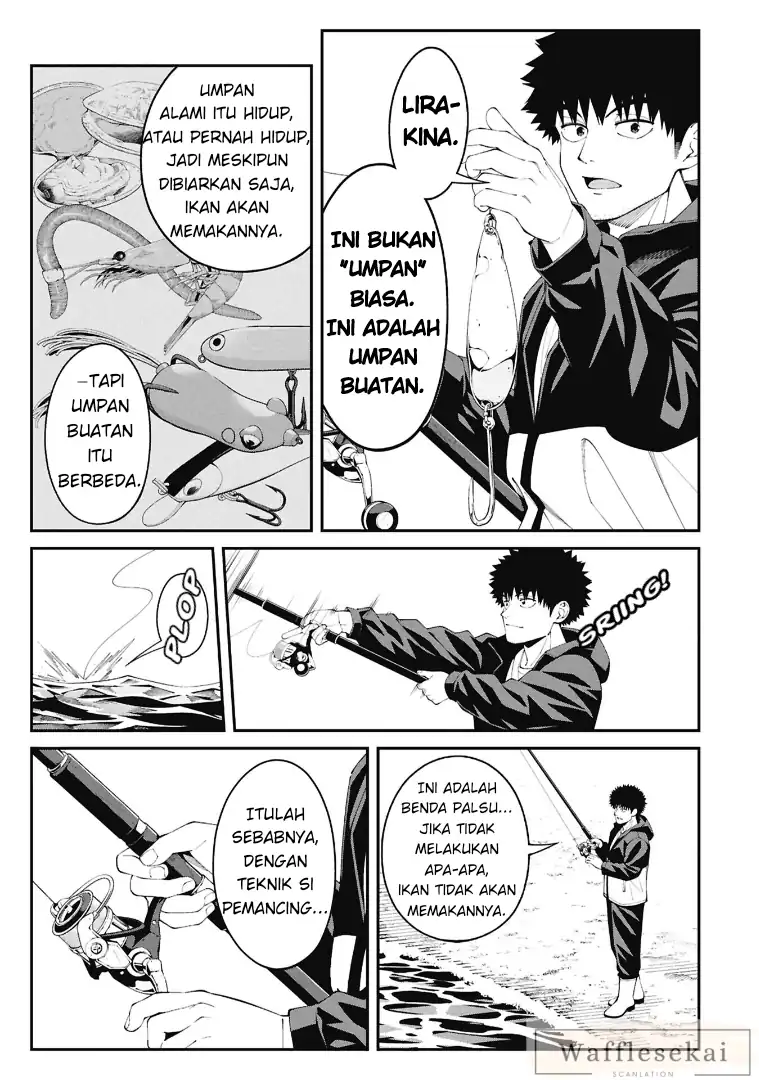 Tsurizao Hitotsu de Isekai Hourou Chapter 3.1 - halaman 11