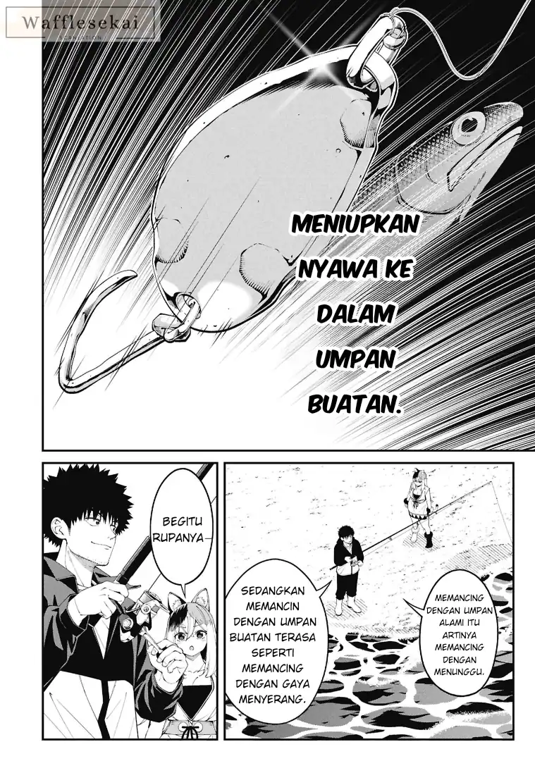 Tsurizao Hitotsu de Isekai Hourou Chapter 3.1 - halaman 12
