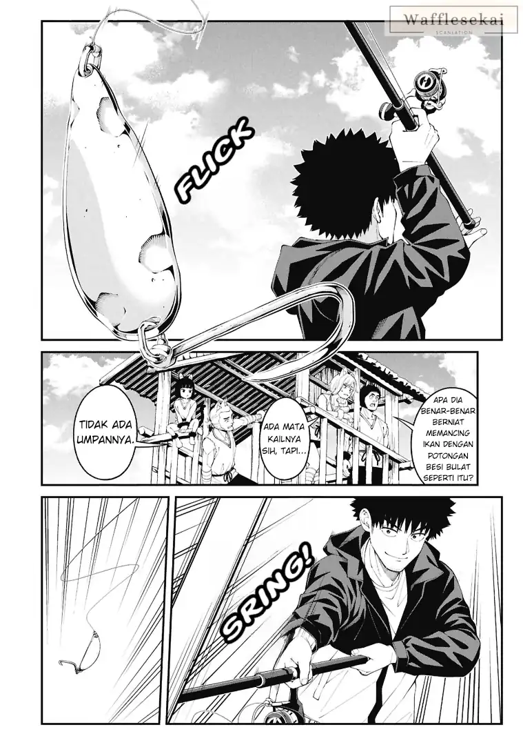 Tsurizao Hitotsu de Isekai Hourou Chapter 3.1 - halaman 8
