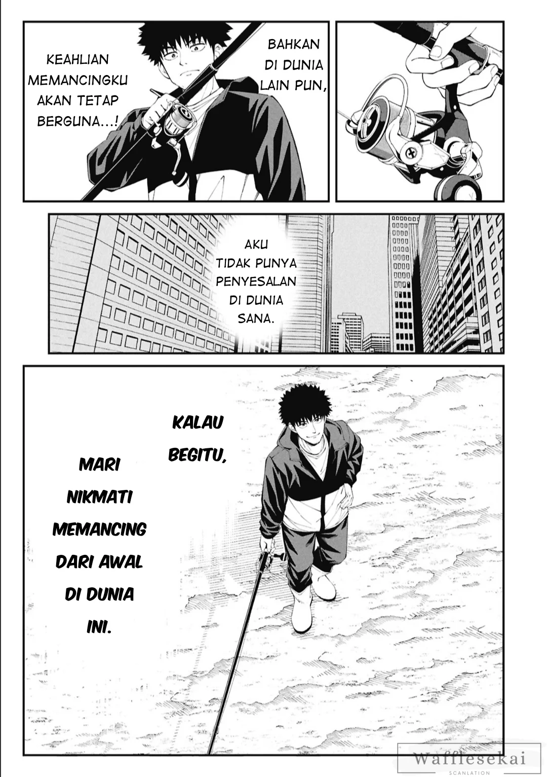 Tsurizao Hitotsu de Isekai Hourou Chapter 3.2 - halaman 8