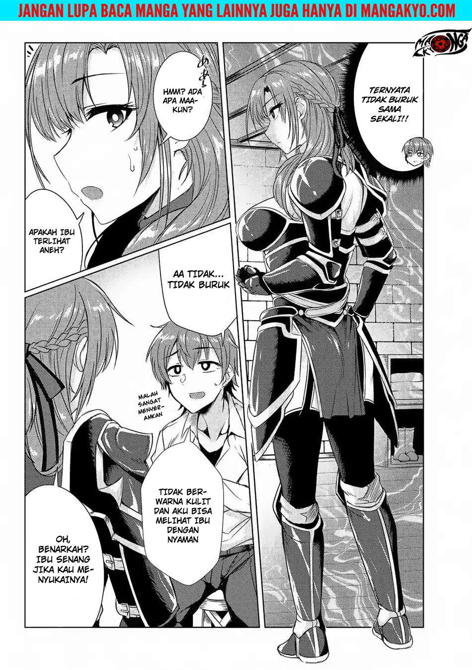 Tsuujou Kougeki ga Zentai Kougeki de Ni-kai Kougeki no Okaa-san wa Suki desu ka? Chapter 3.8 - halaman 8