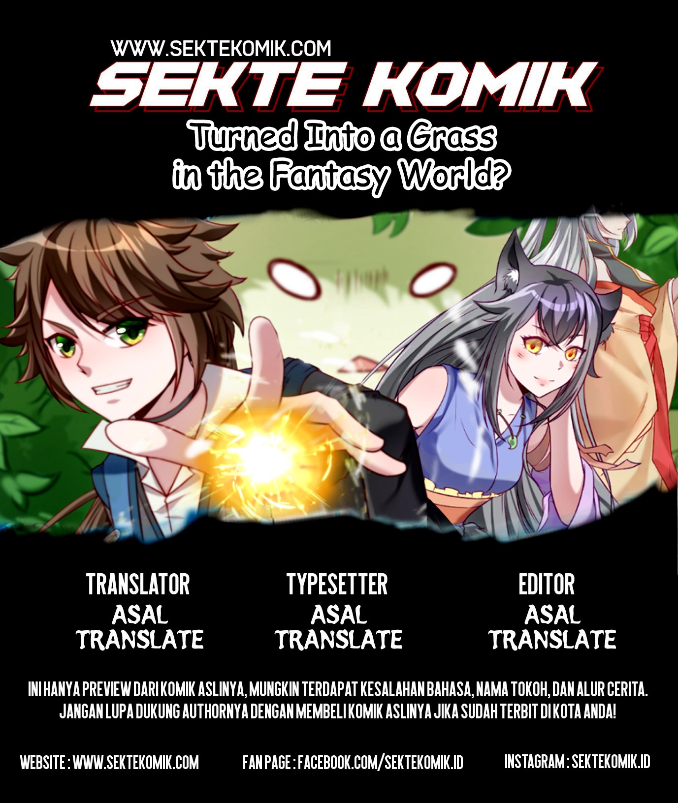 Turned Into a Grass in The Fantasy World? Chapter 13 - halaman 1