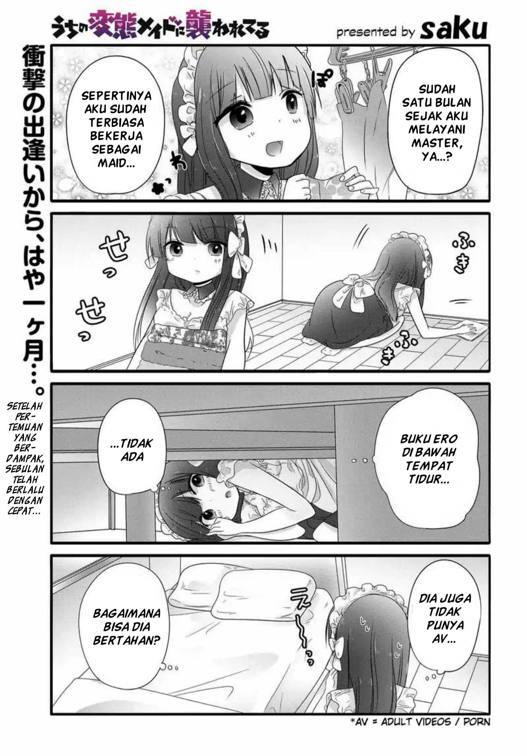 Uchi no Hentai Maid ni Osowareteru Chapter 2 - halaman 1