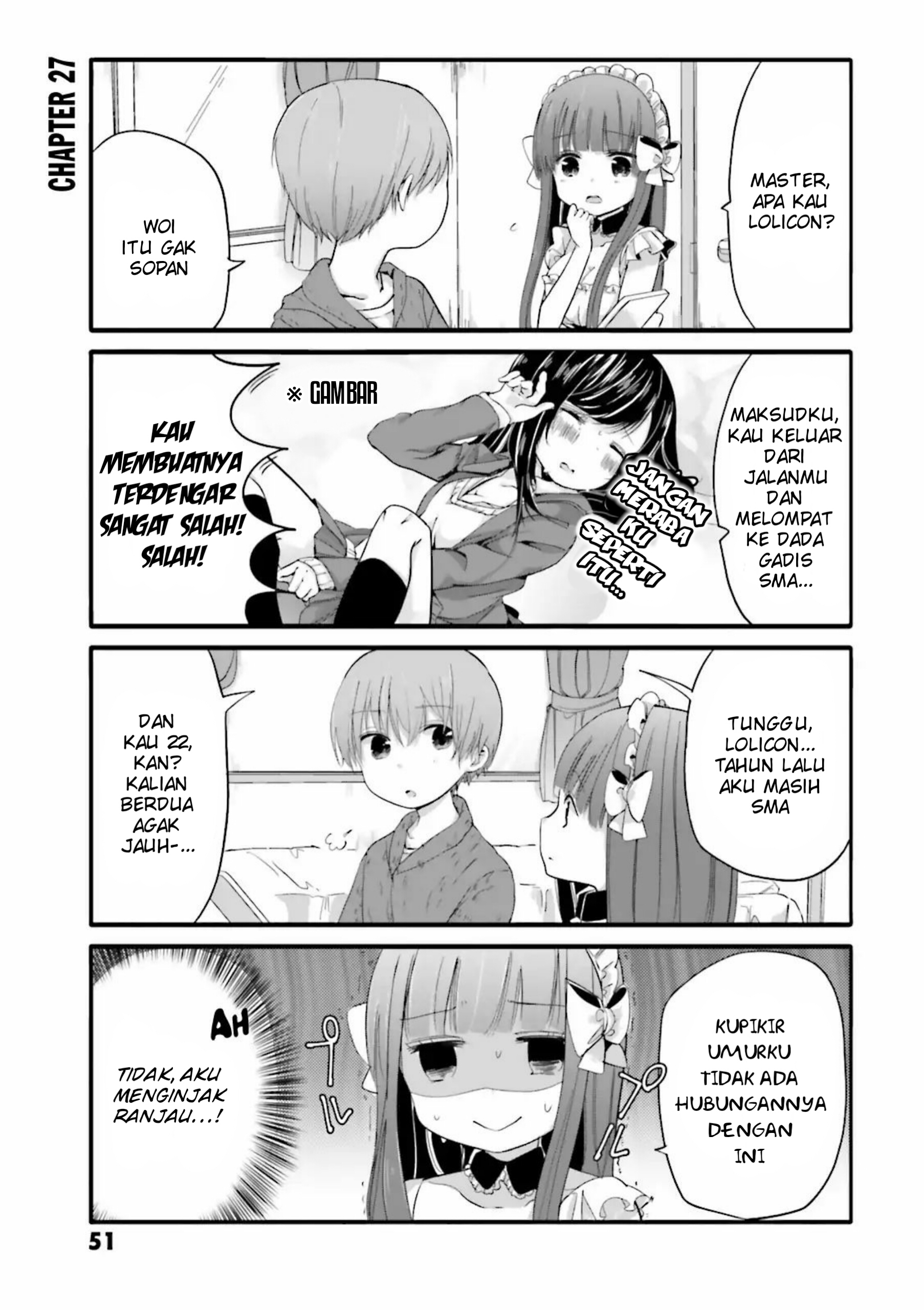 Uchi no Hentai Maid ni Osowareteru Chapter 27 - halaman 2