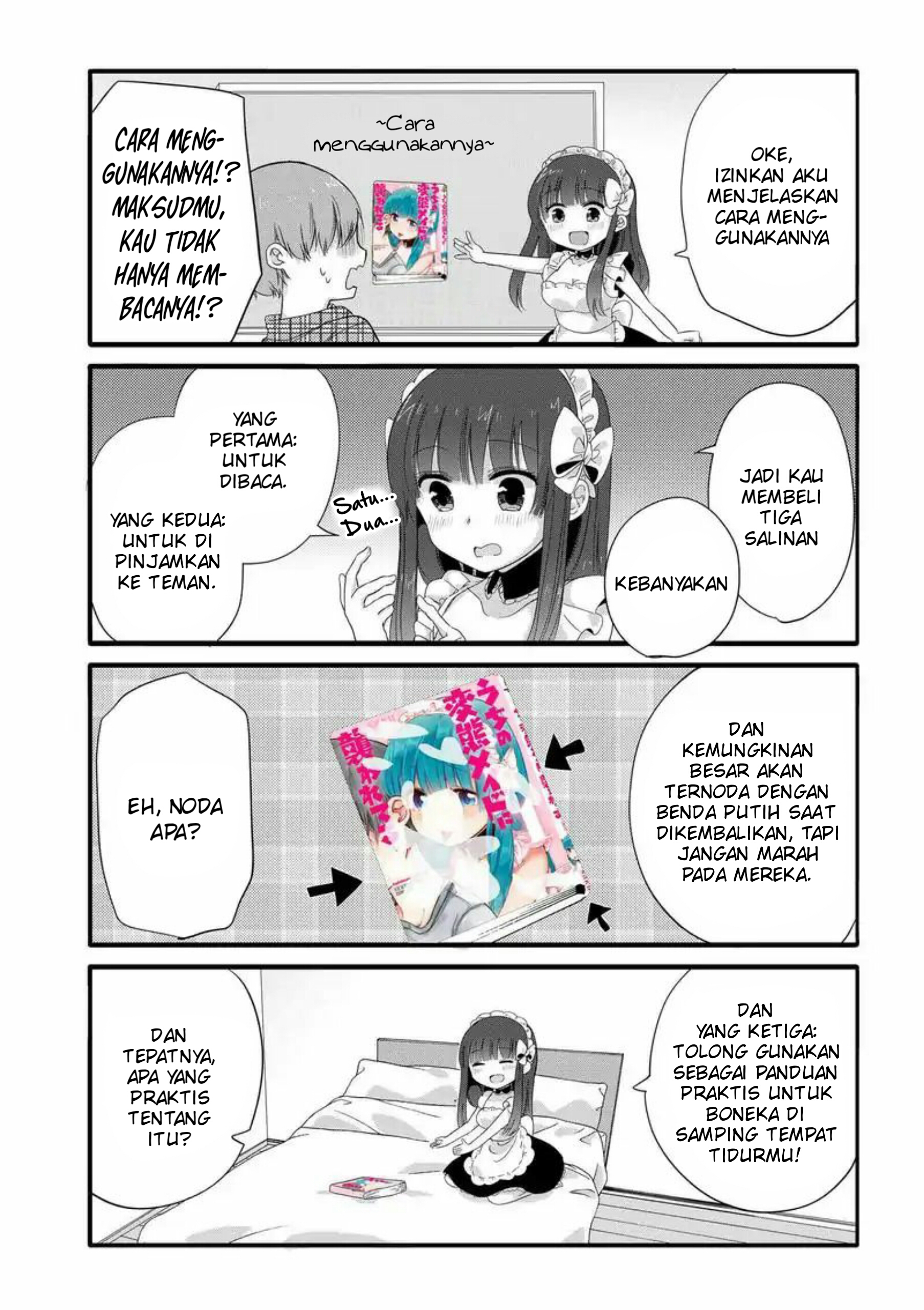 Uchi no Hentai Maid ni Osowareteru Chapter 35.5 - halaman 3