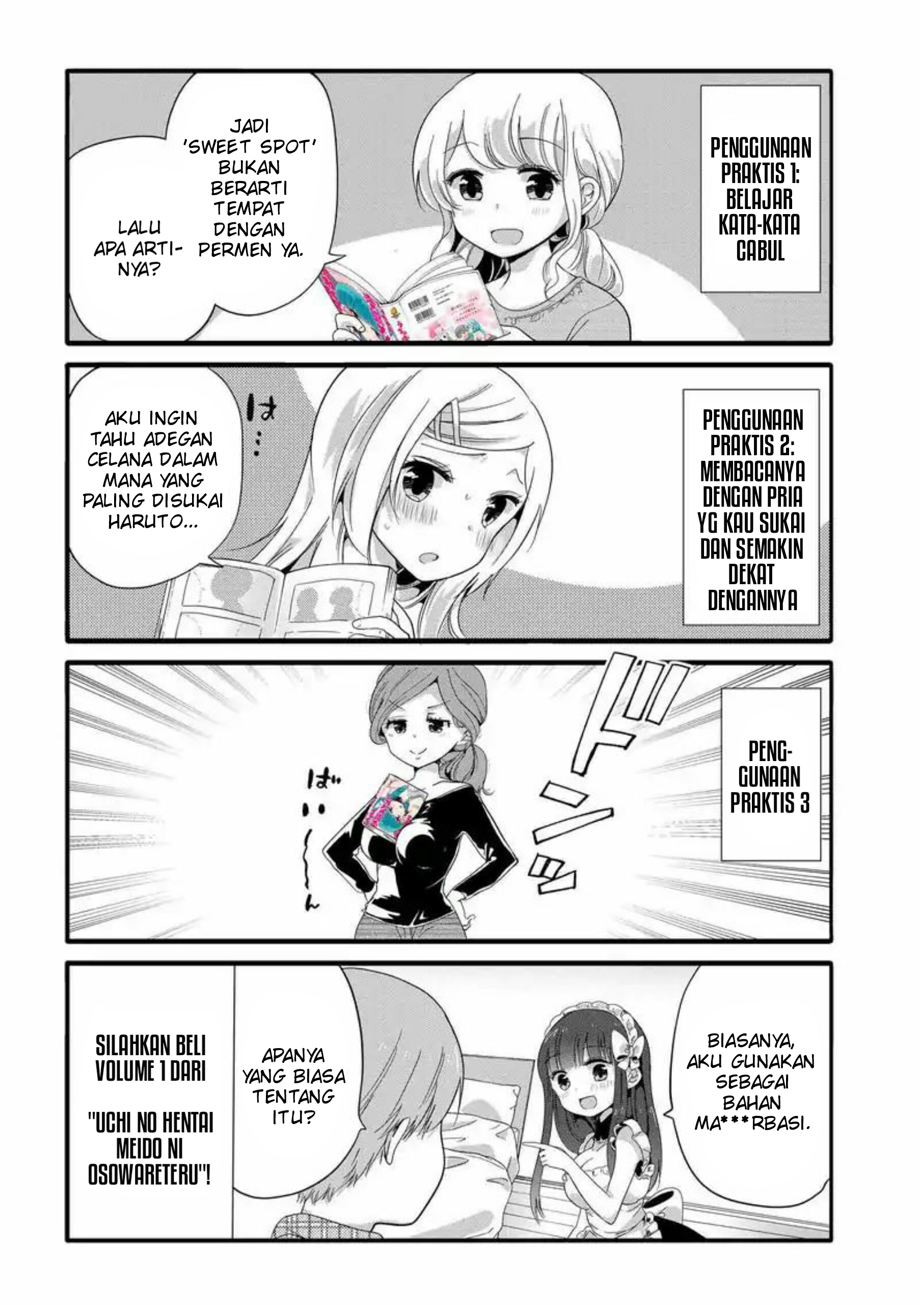 Uchi no Hentai Maid ni Osowareteru Chapter 35.5 - halaman 4