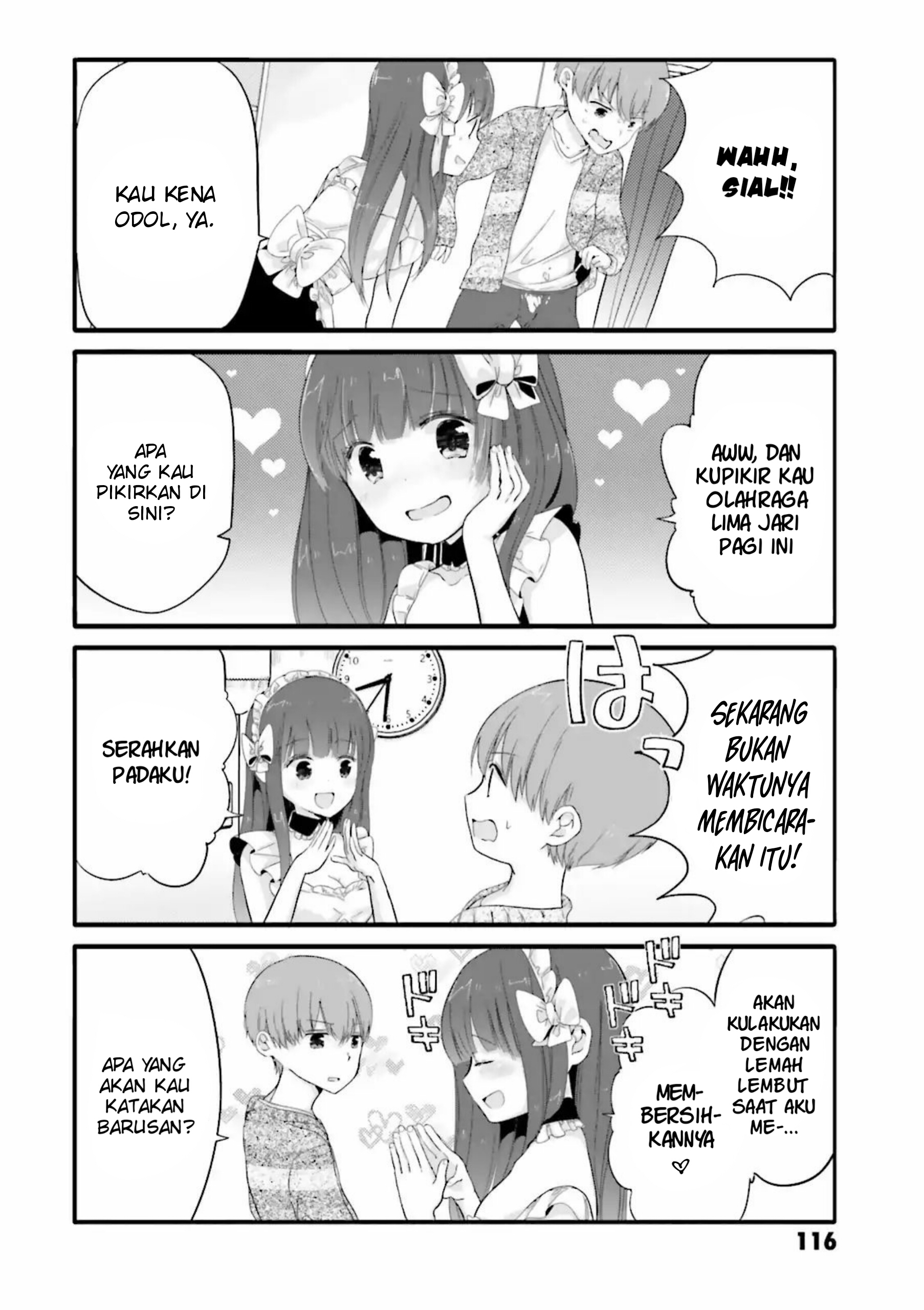 Uchi no Hentai Maid ni Osowareteru Chapter 35 - halaman 3