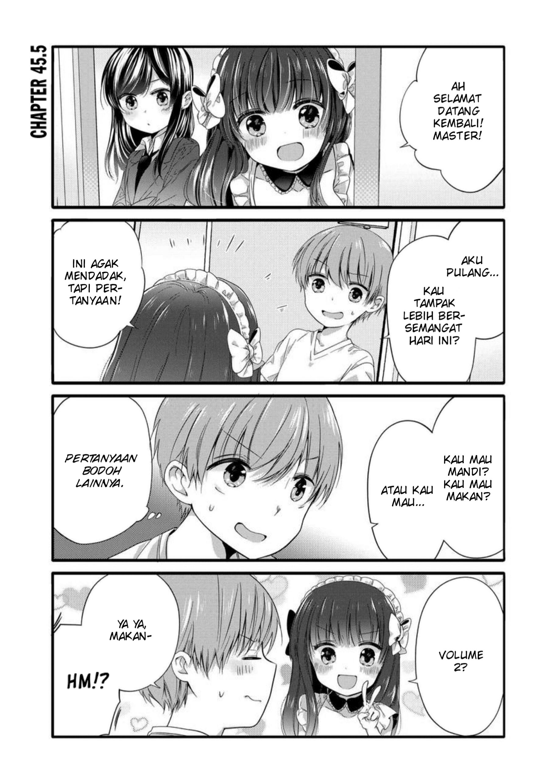 Uchi no Hentai Maid ni Osowareteru Chapter 45.5 - halaman 2