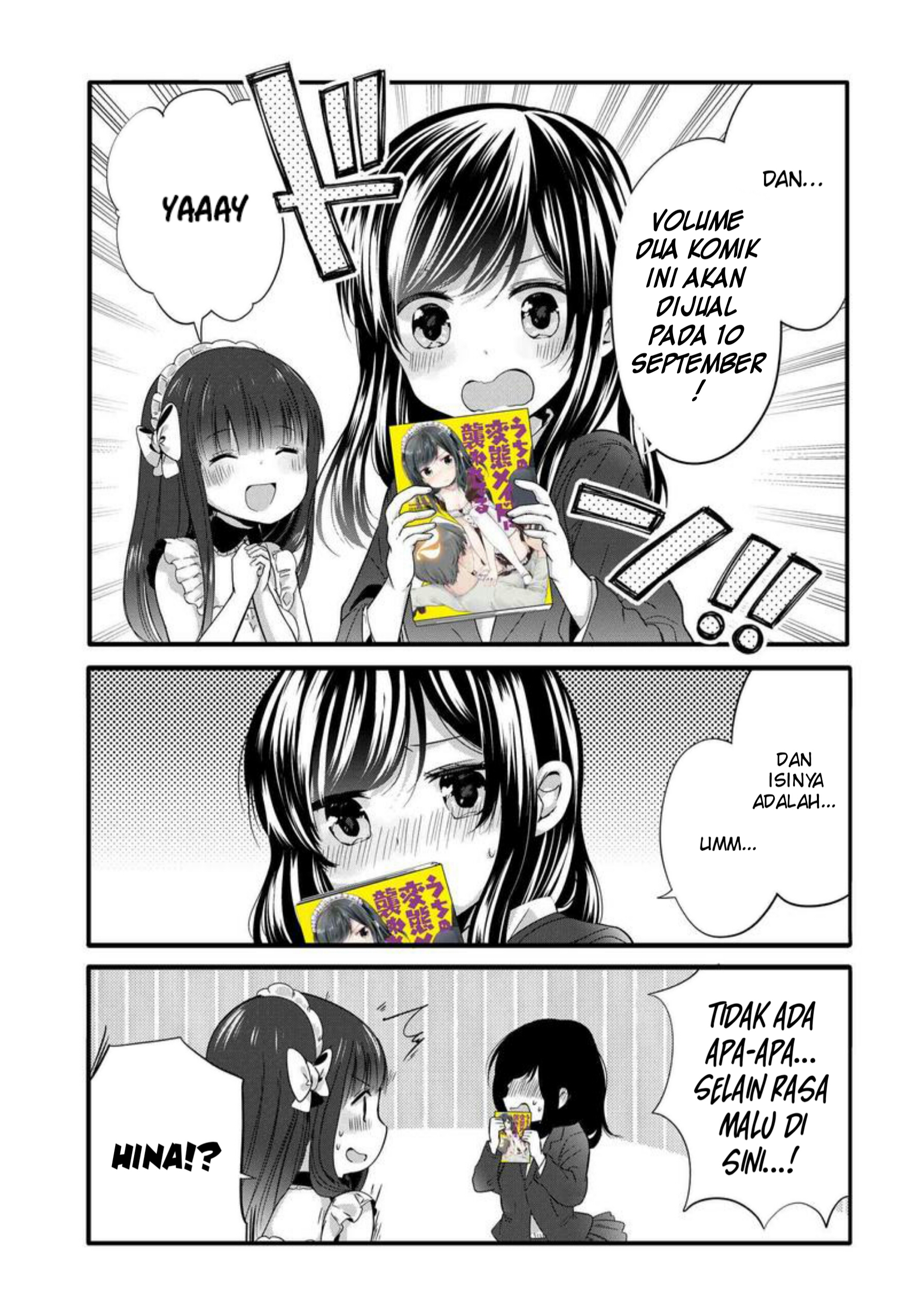 Uchi no Hentai Maid ni Osowareteru Chapter 45.5 - halaman 4