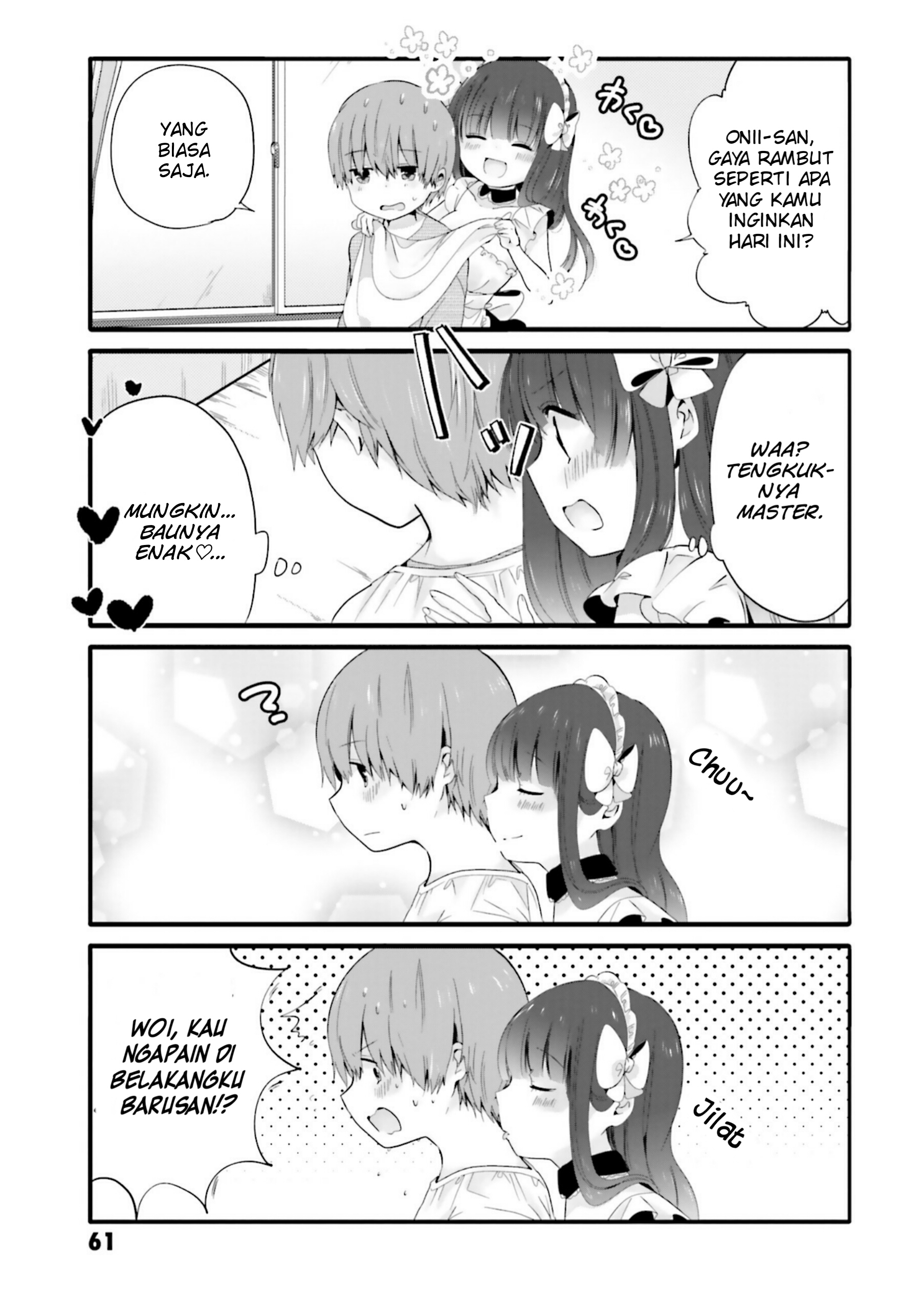 Uchi no Hentai Maid ni Osowareteru Chapter 48 - halaman 4