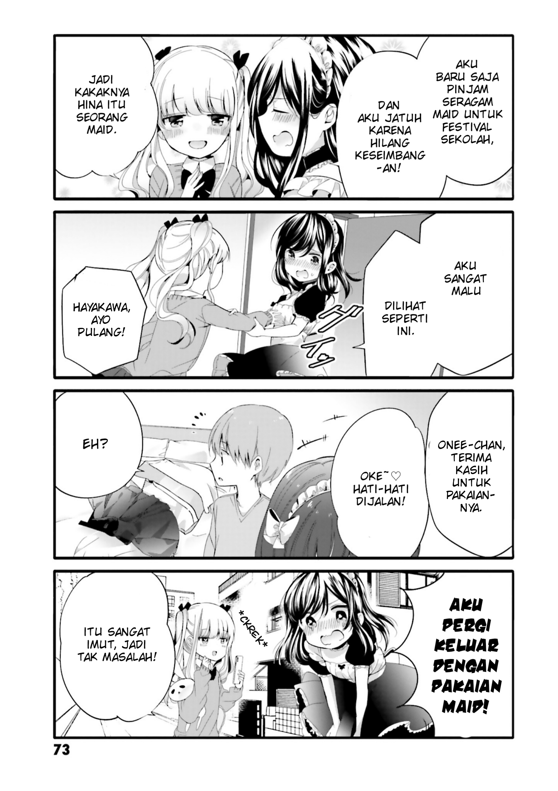 Uchi no Hentai Maid ni Osowareteru Chapter 49 - halaman 8