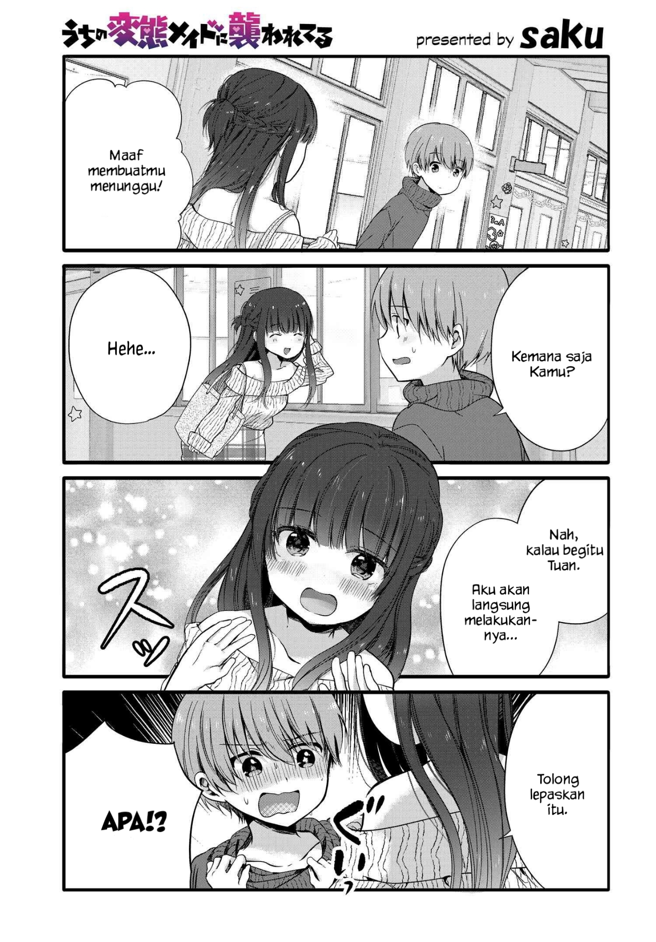Uchi no Hentai Maid ni Osowareteru Chapter 56 - halaman 1
