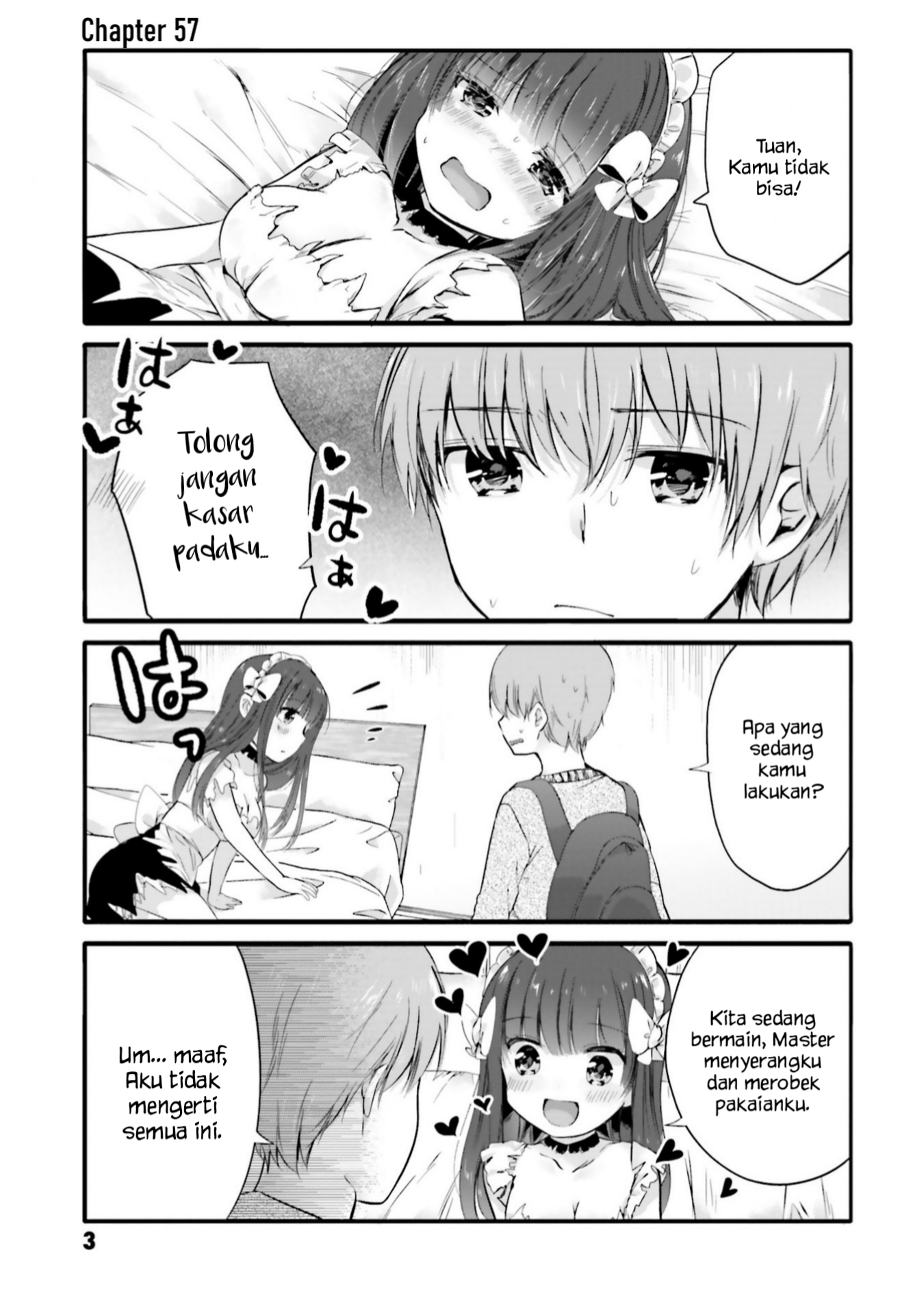 Uchi no Hentai Maid ni Osowareteru Chapter 57 - halaman 5