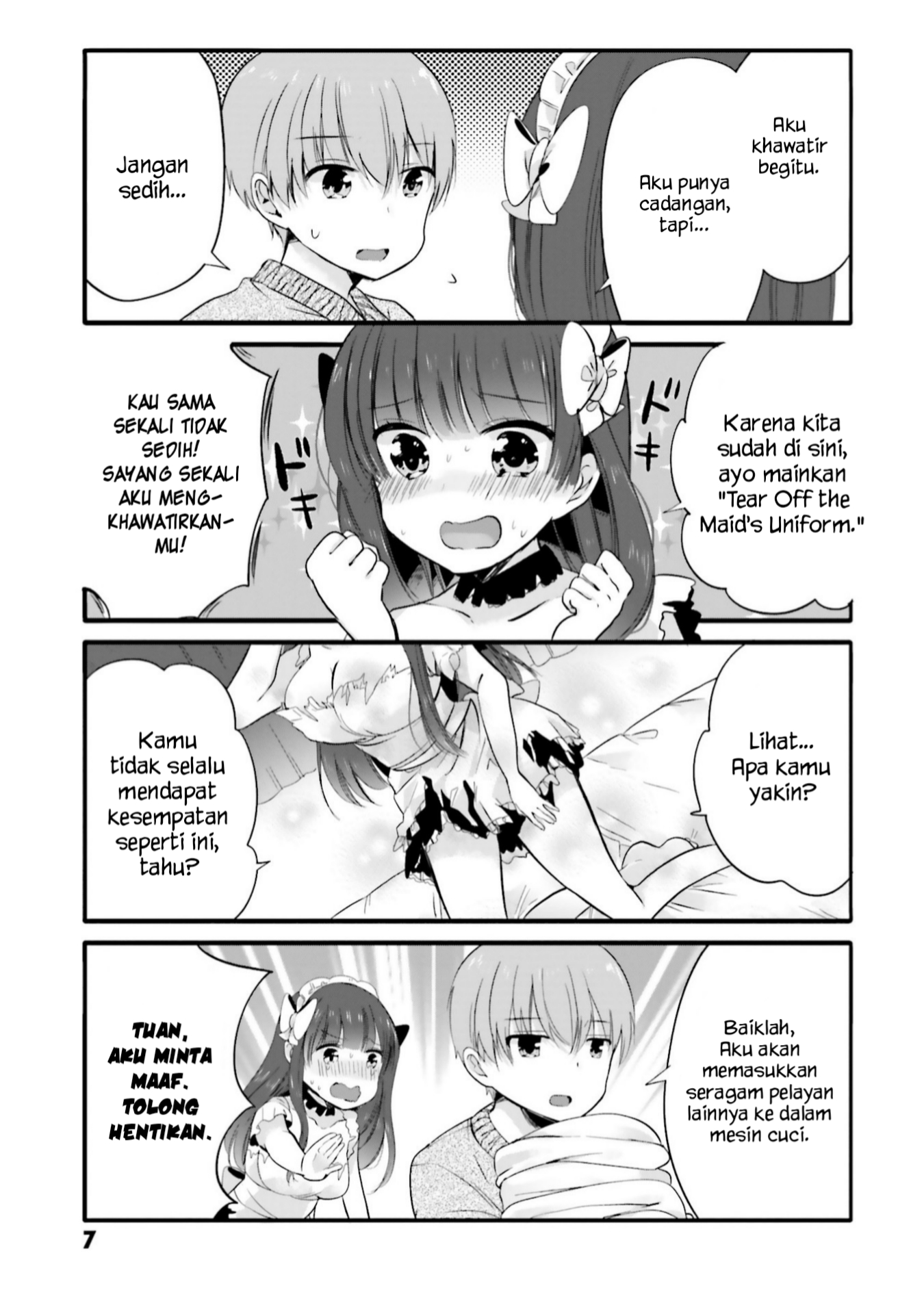 Uchi no Hentai Maid ni Osowareteru Chapter 57 - halaman 9