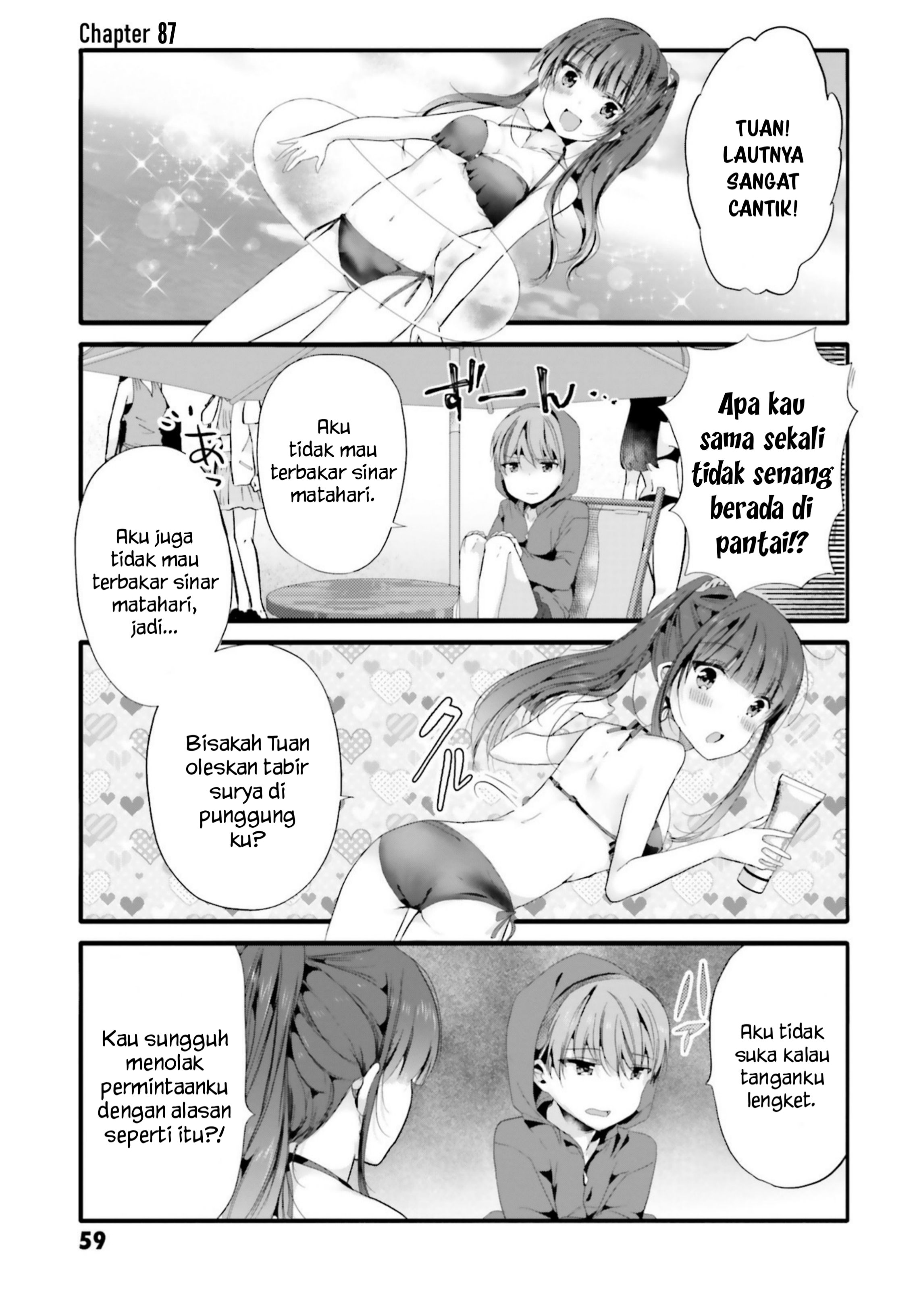 Uchi no Hentai Maid ni Osowareteru Chapter 87 - halaman 2