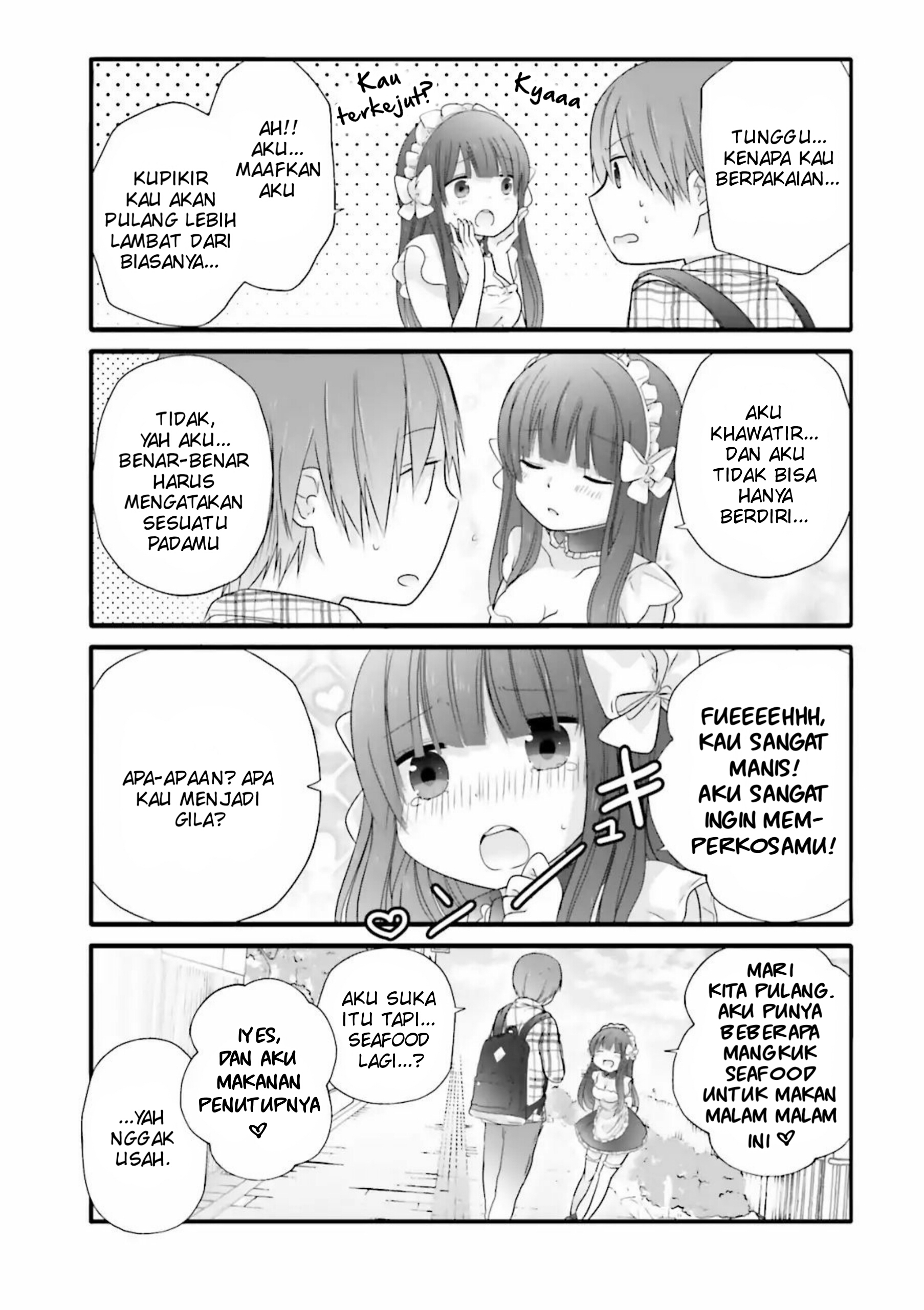 Uchi no Hentai Maid ni Osowareteru Chapter 9 - halaman 8