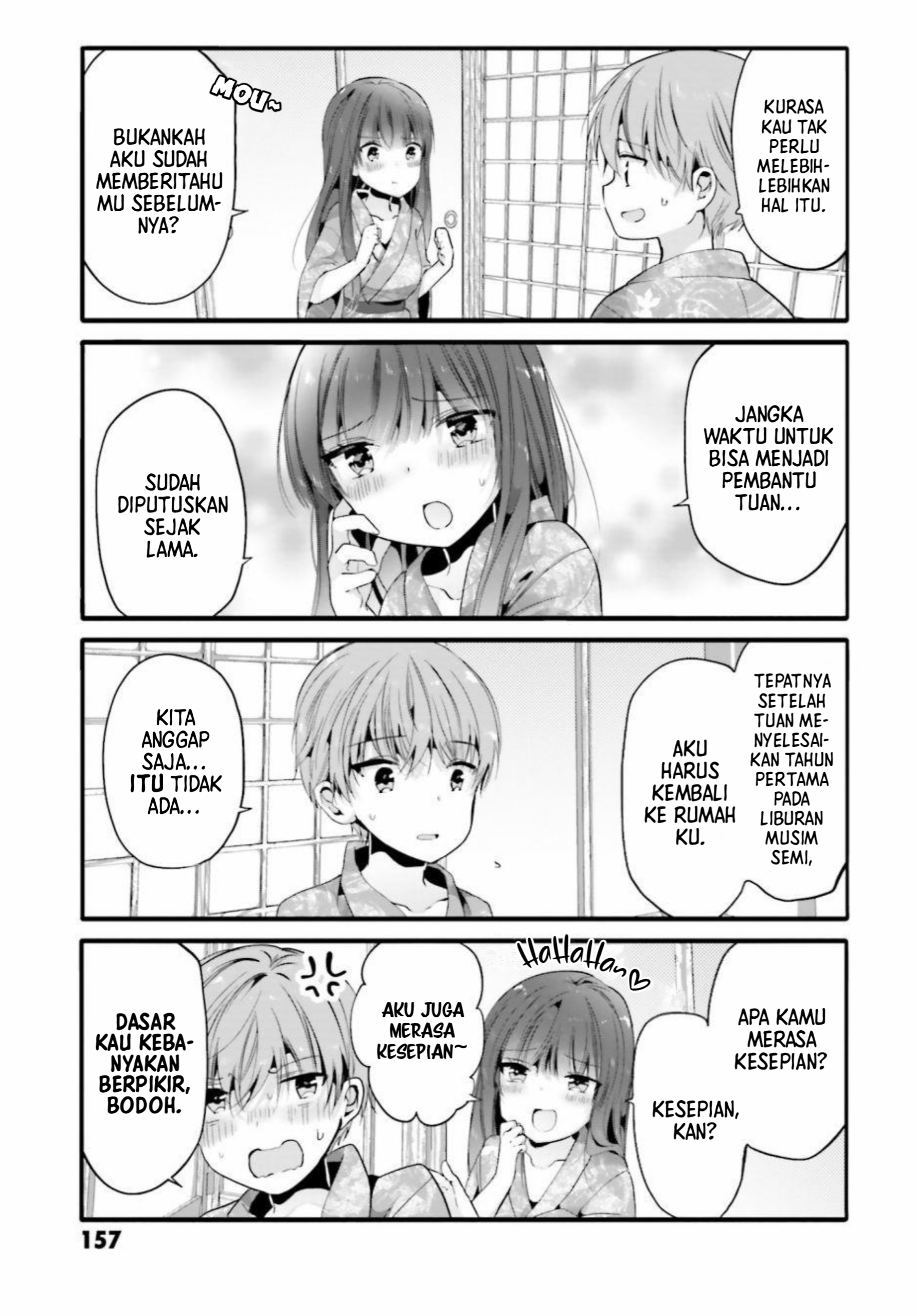 Uchi no Hentai Maid ni Osowareteru Chapter 99 - halaman 4