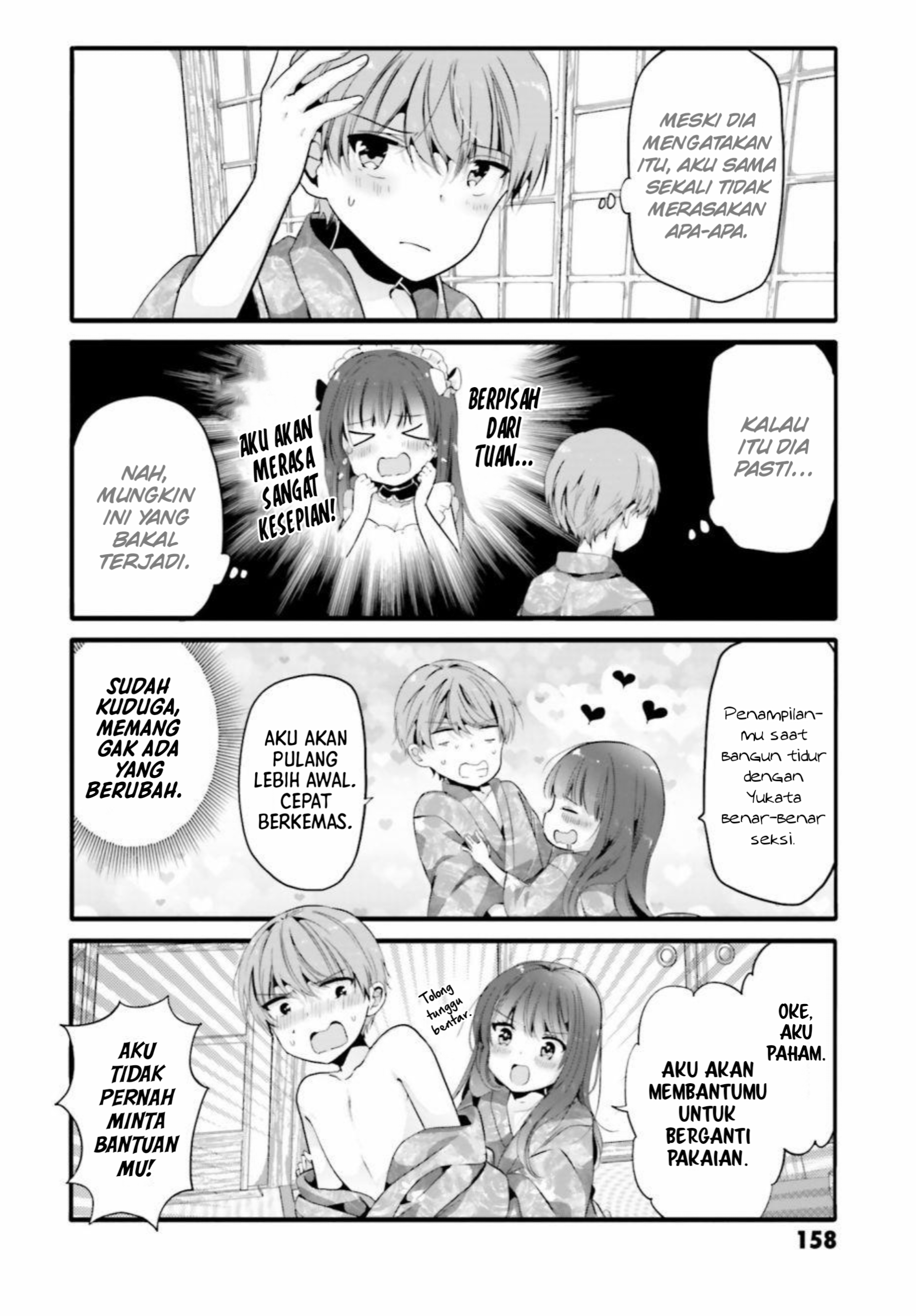 Uchi no Hentai Maid ni Osowareteru Chapter 99 - halaman 5
