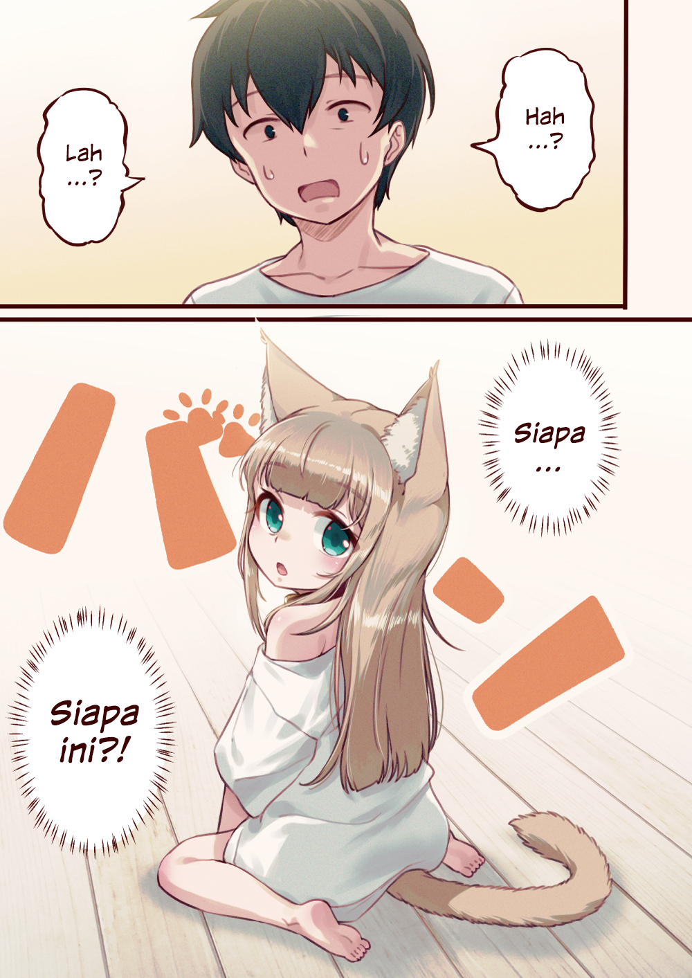 Uchi no Neko ga Onnanoko de Kawaii Chapter 1 - halaman 2